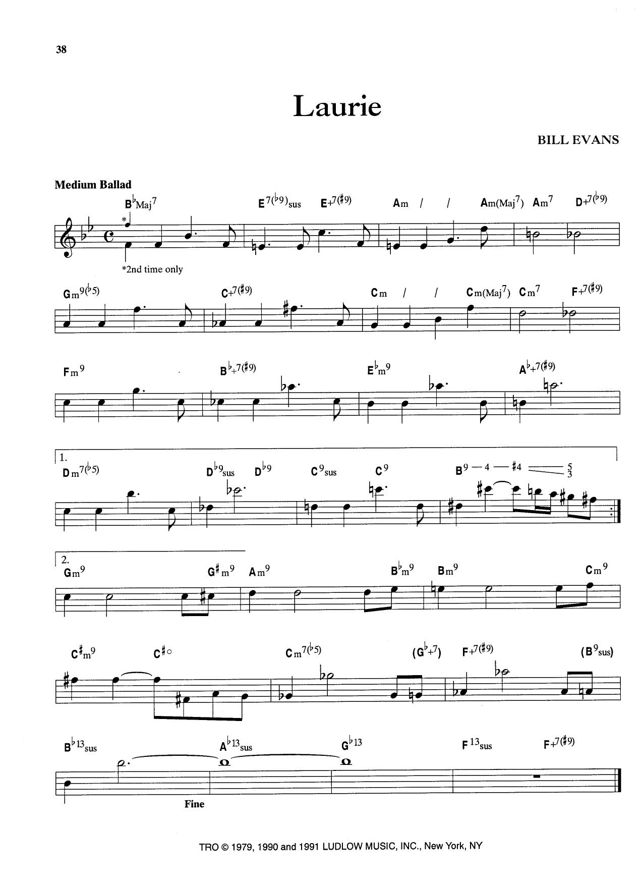 Laurie — Bill Evans Laurie — Bill Evans