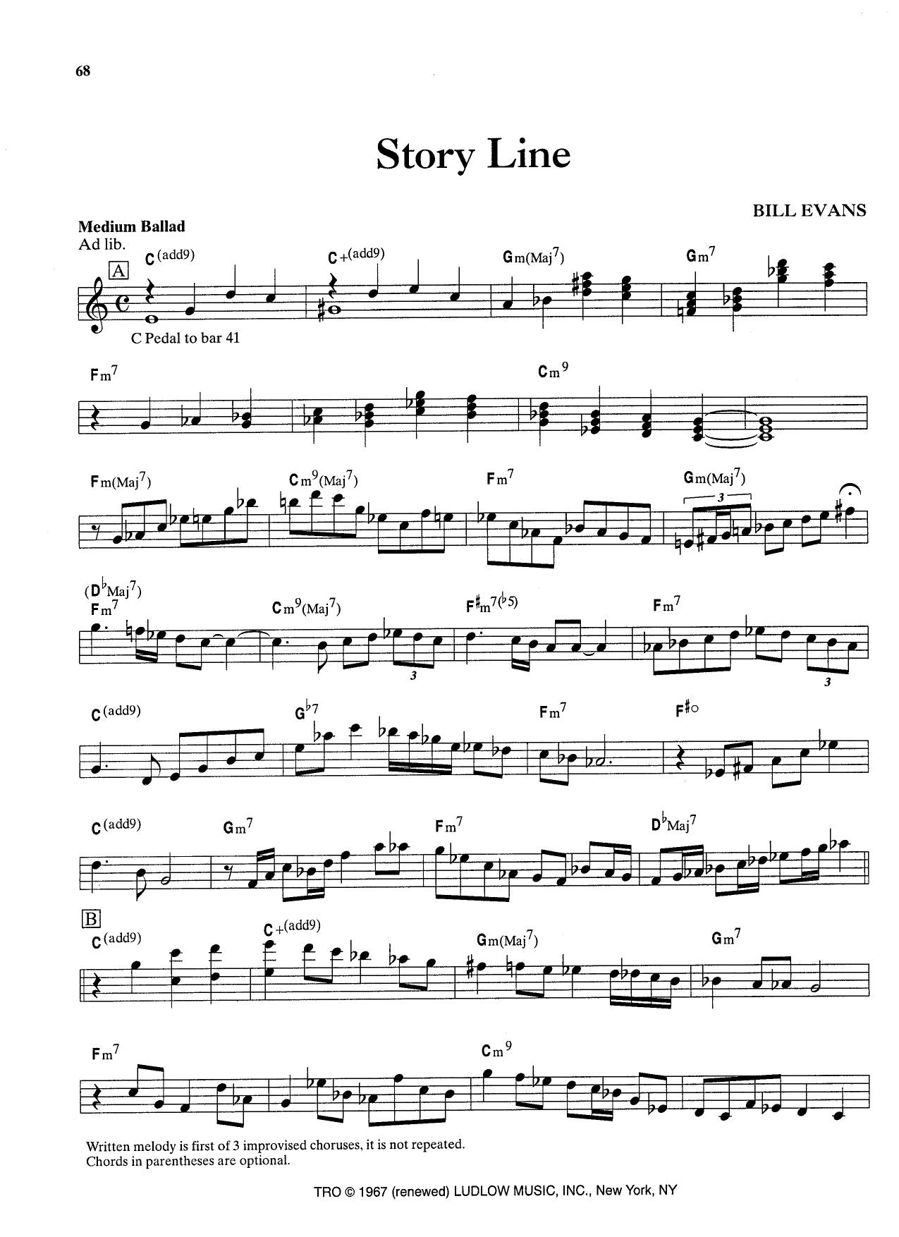 Story Line — Bill Evans Story Line — Bill Evans