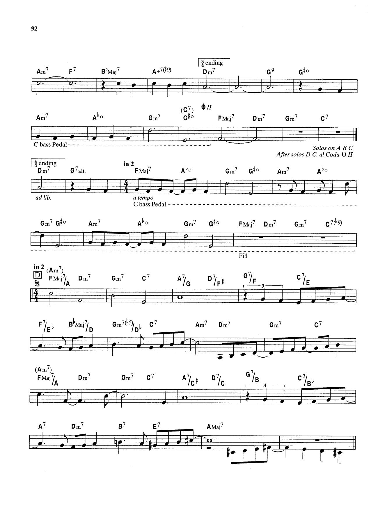 Waltz For Debby — G Lees/Bill Evans Waltz For Debby — G Lees/Bill Evans