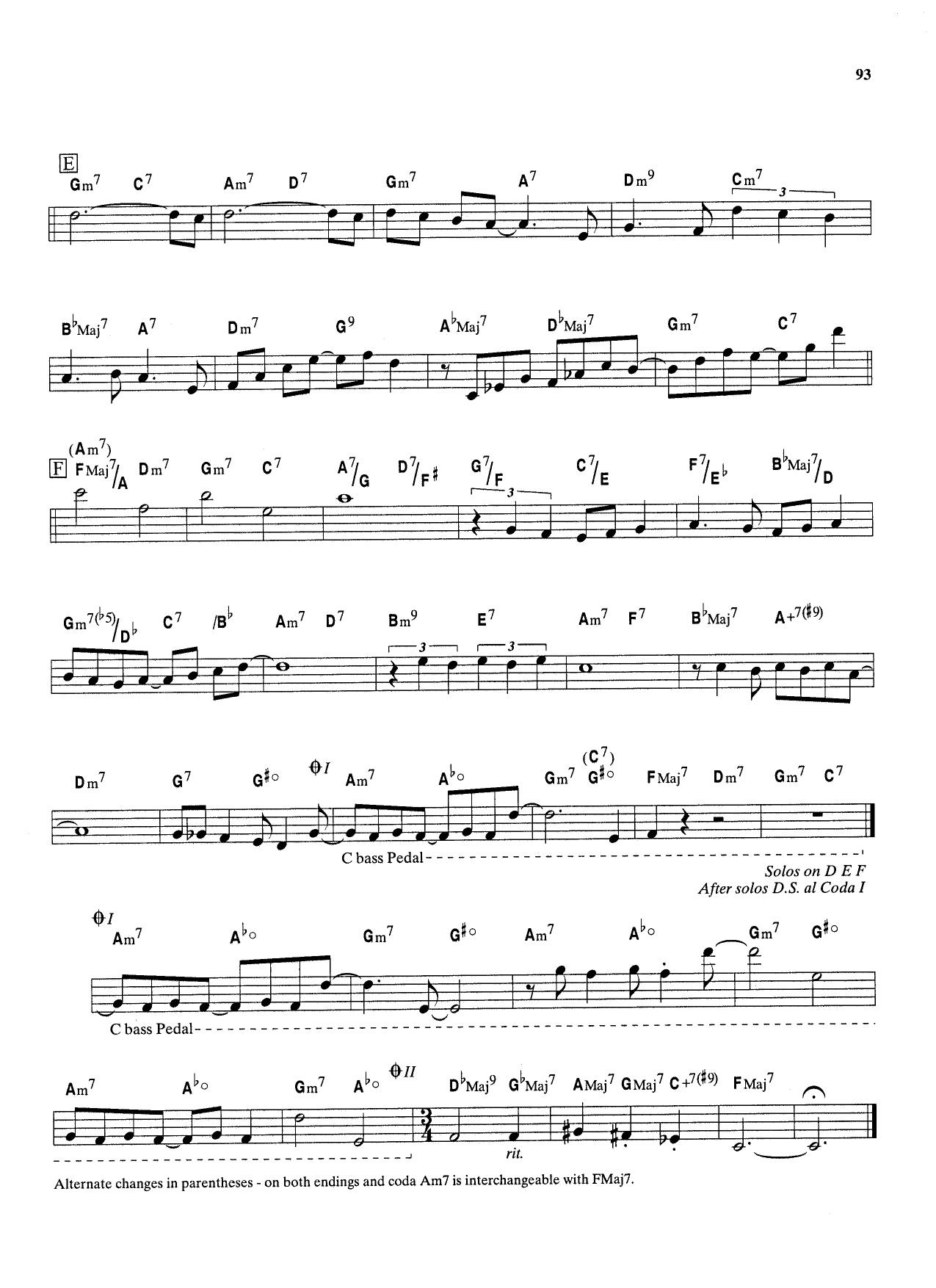 Waltz For Debby — G Lees/Bill Evans Waltz For Debby — G Lees/Bill Evans
