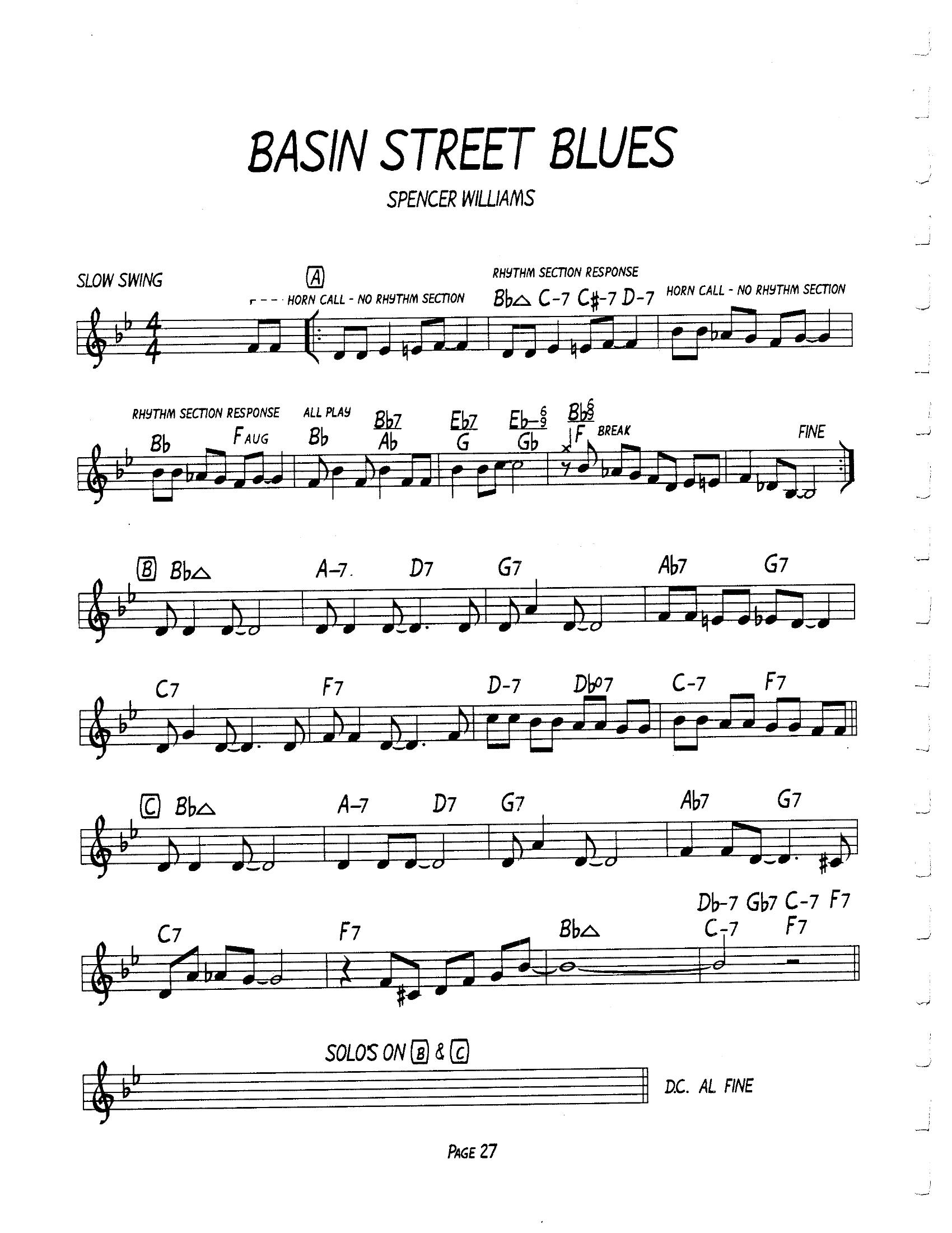 Basin Street Blues Basin Street Blues