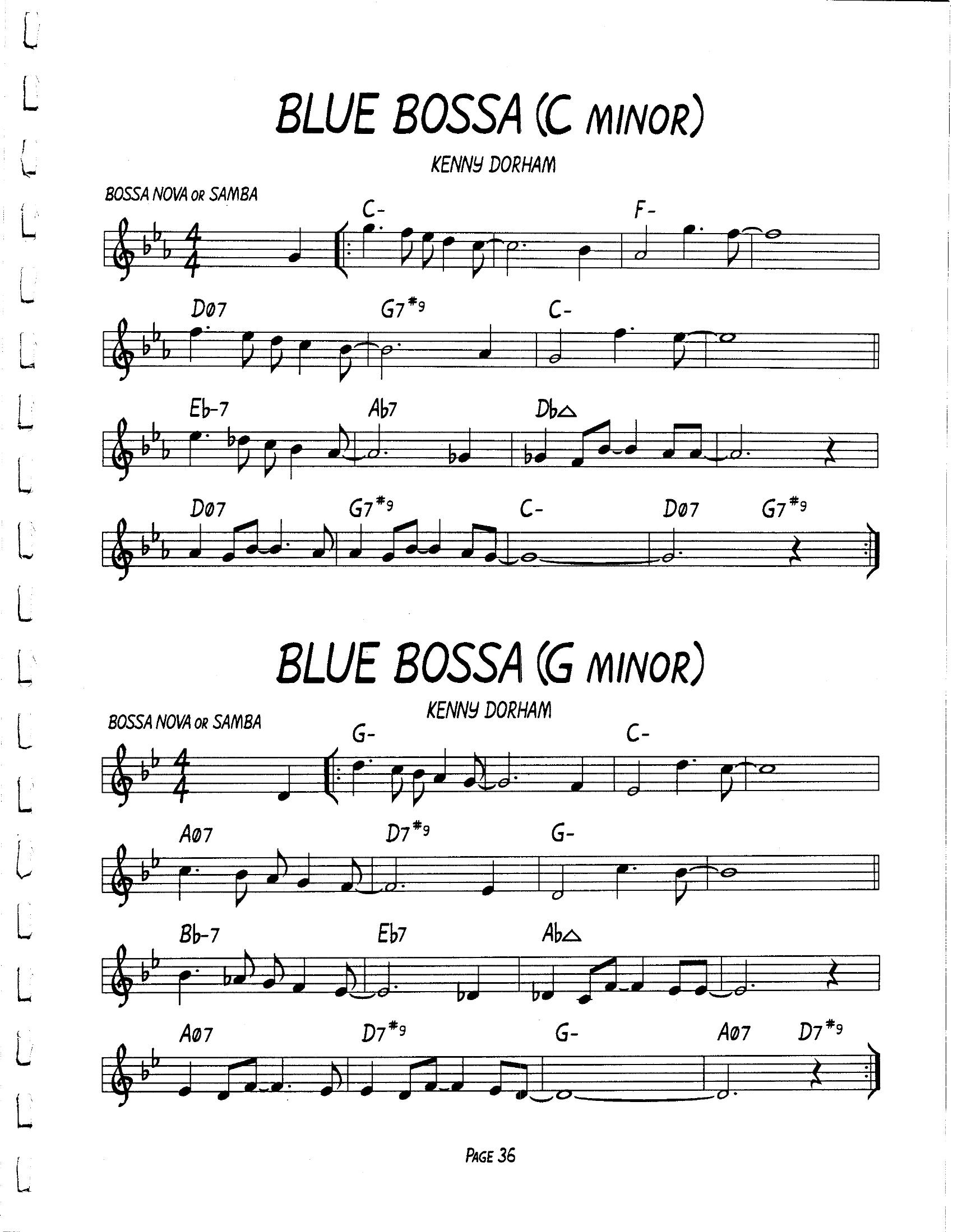 Blue Bossa Blue Bossa