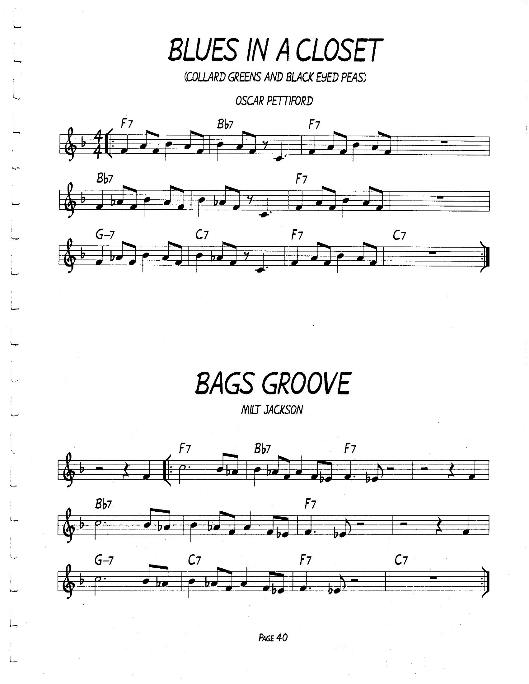 Bags Groove Bags Groove