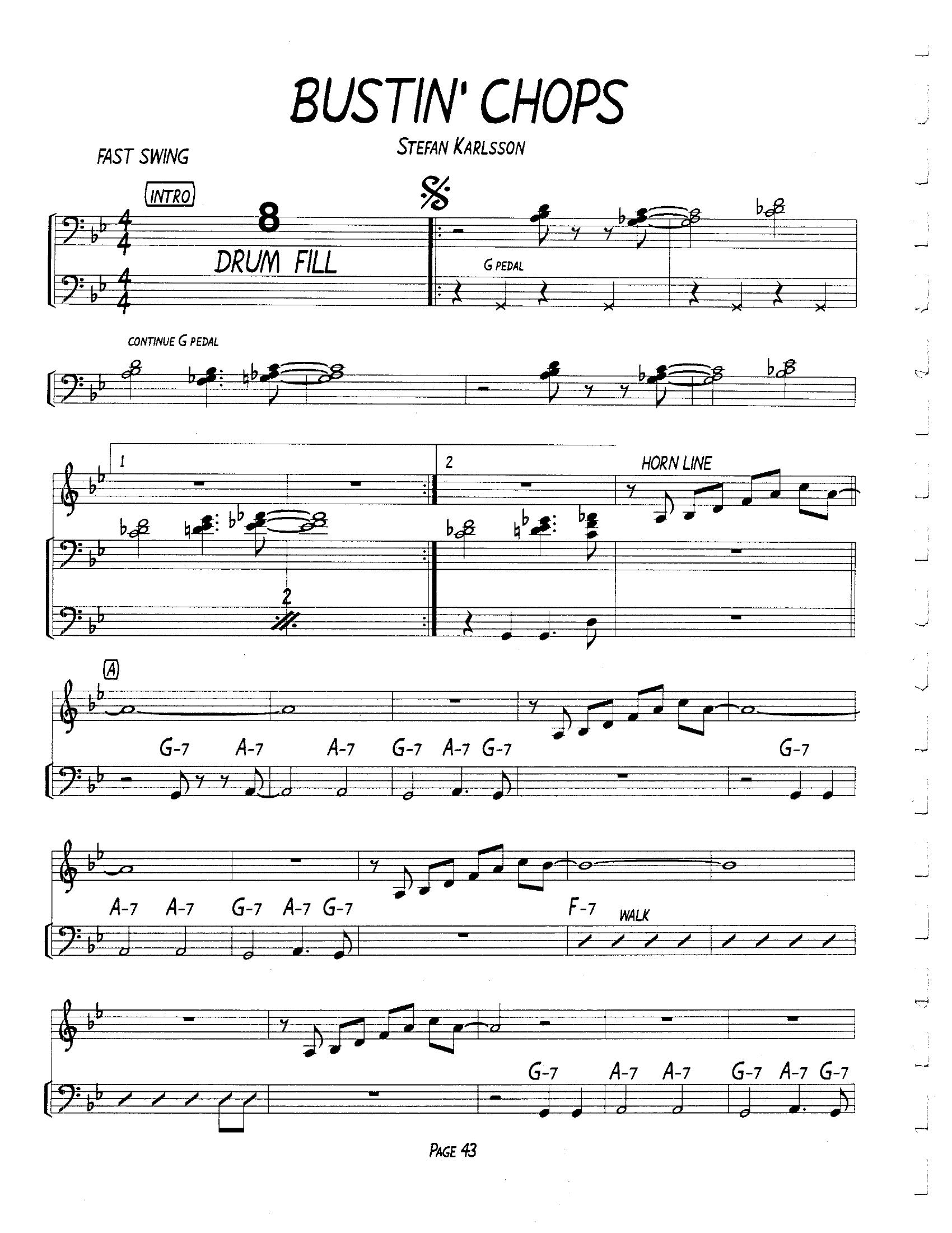 Bustin' Chops Bustin' Chops