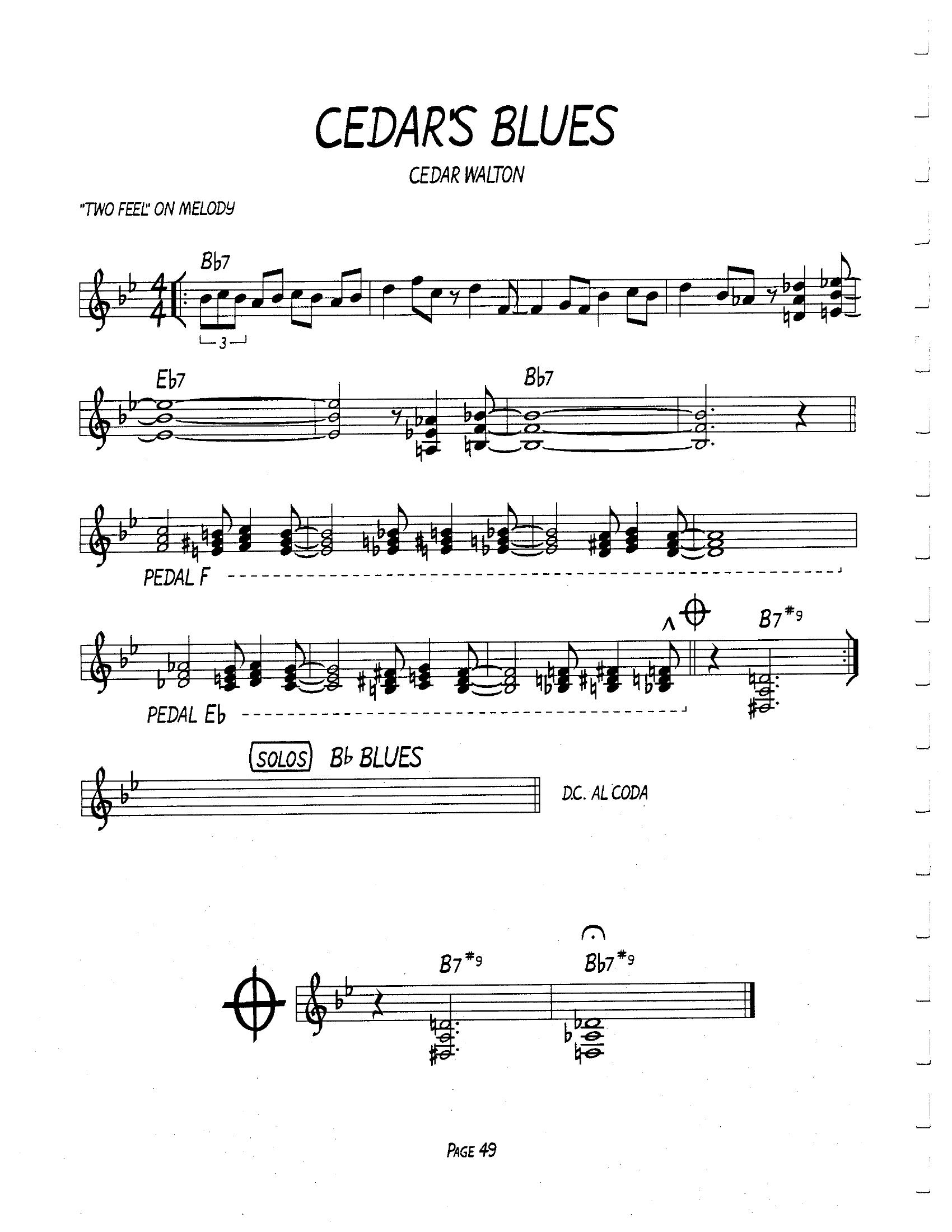 Cedar's Blues Cedar's Blues