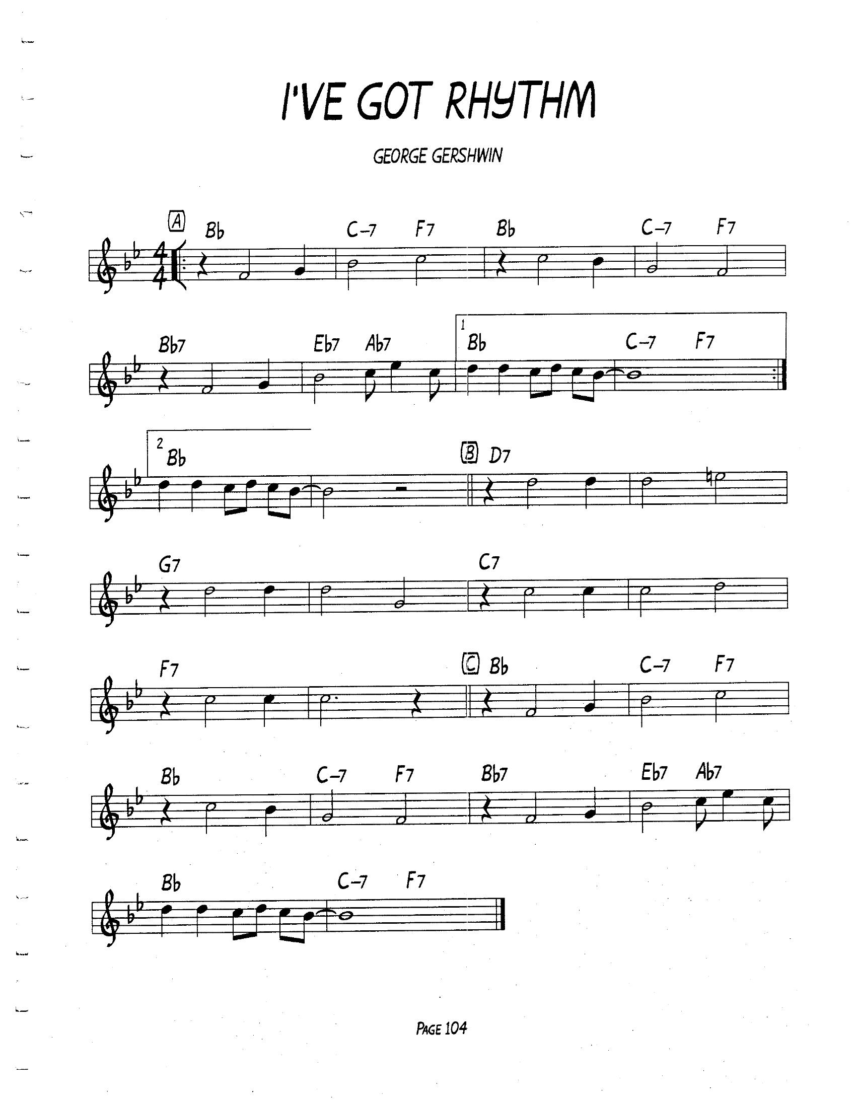 I've Got Rhythm I've Got Rhythm