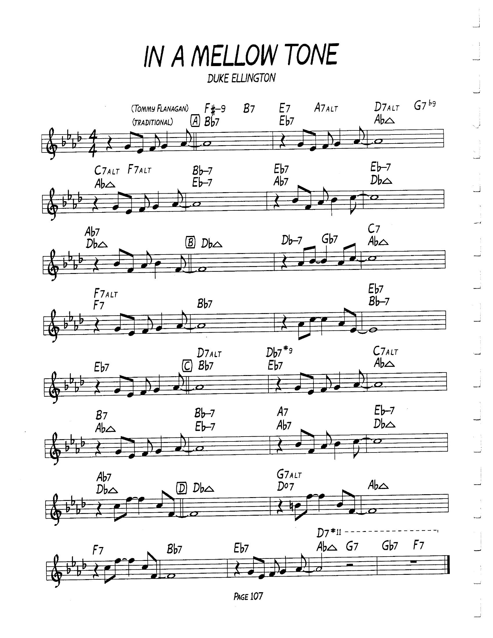 In A Mellow Tone In A Mellow Tone
