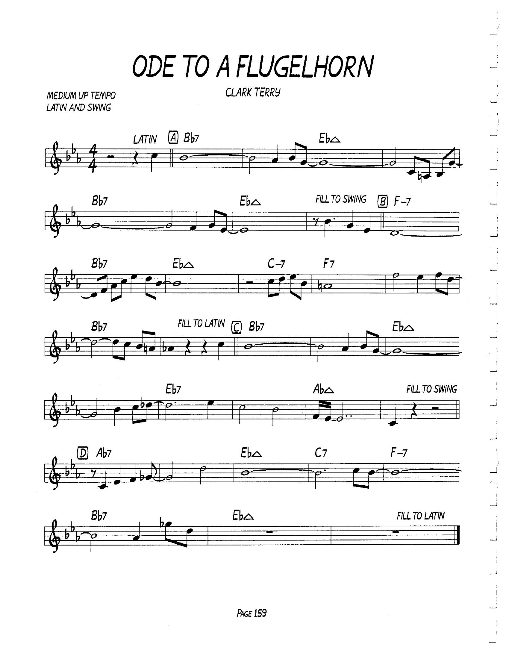Ode To A Flugelhorn Ode To A Flugelhorn