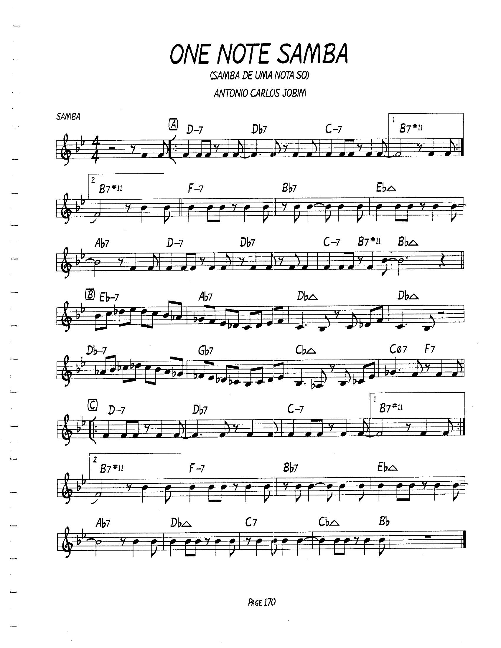One Note Sambaa One Note Sambaa
