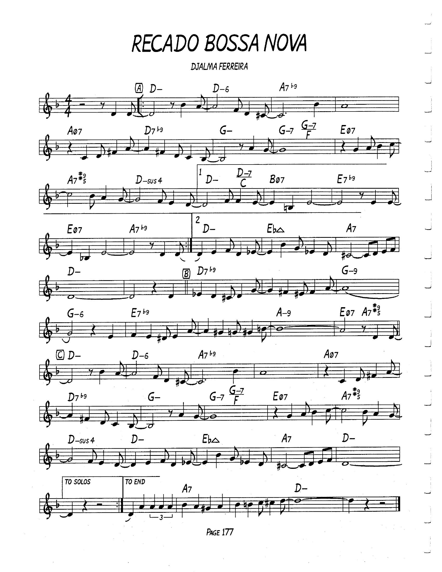 Recado Bossa Nova Recado Bossa Nova