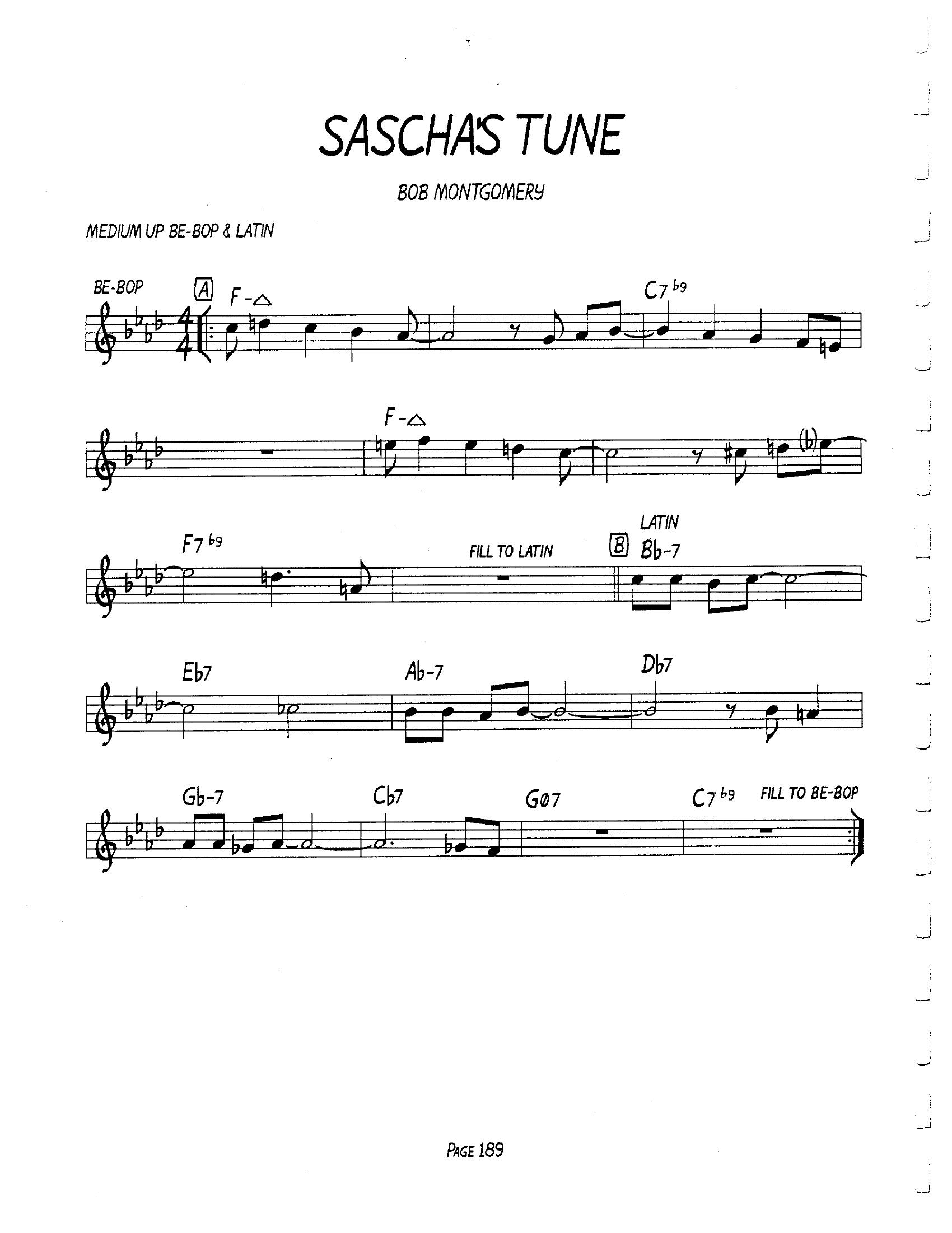 Sascha's Tune