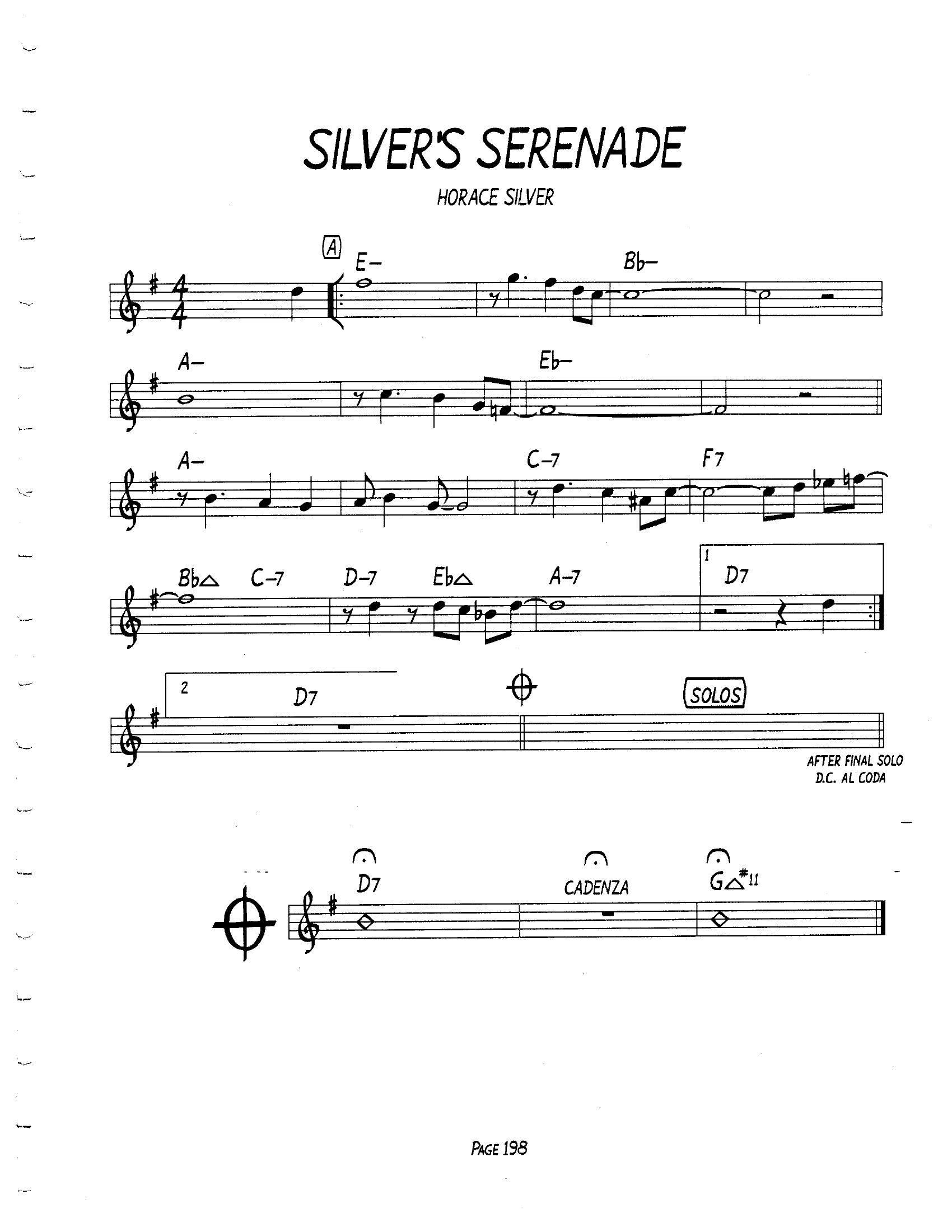 Silver's Serenade Silver's Serenade