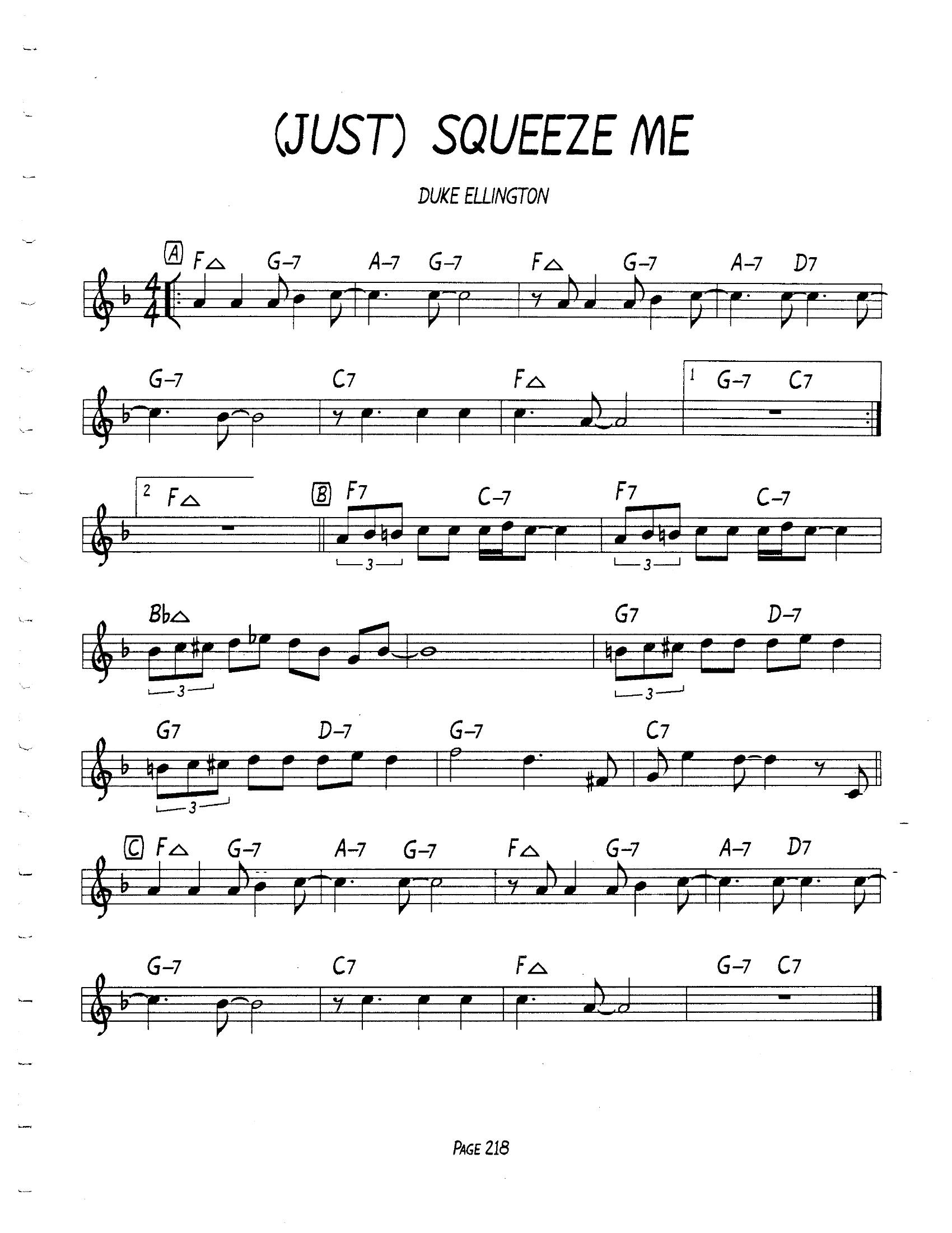 Just Squeeze Me Just Squeeze Me
