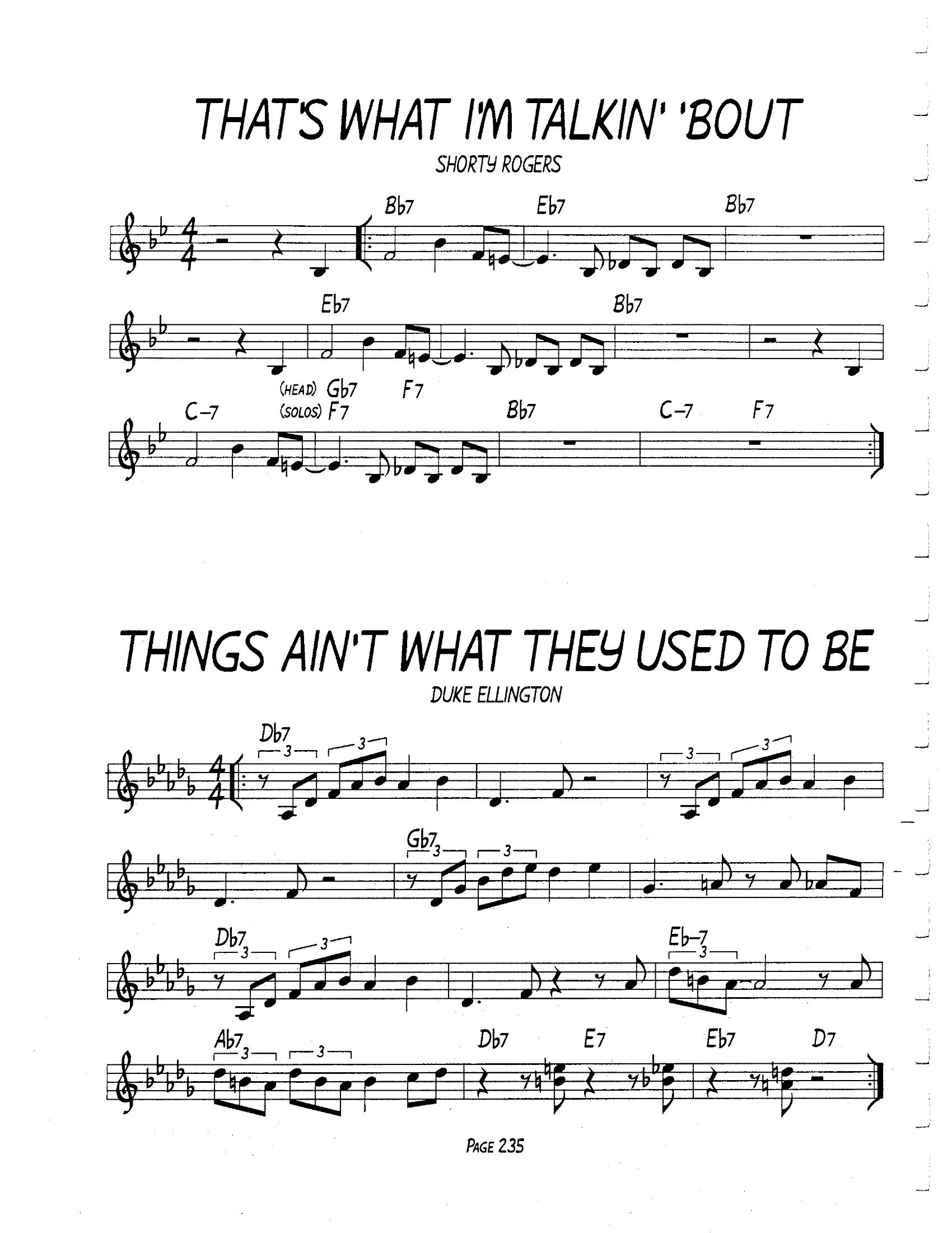 Things Ain't What They Used To Be Things Ain't What They Used To Be