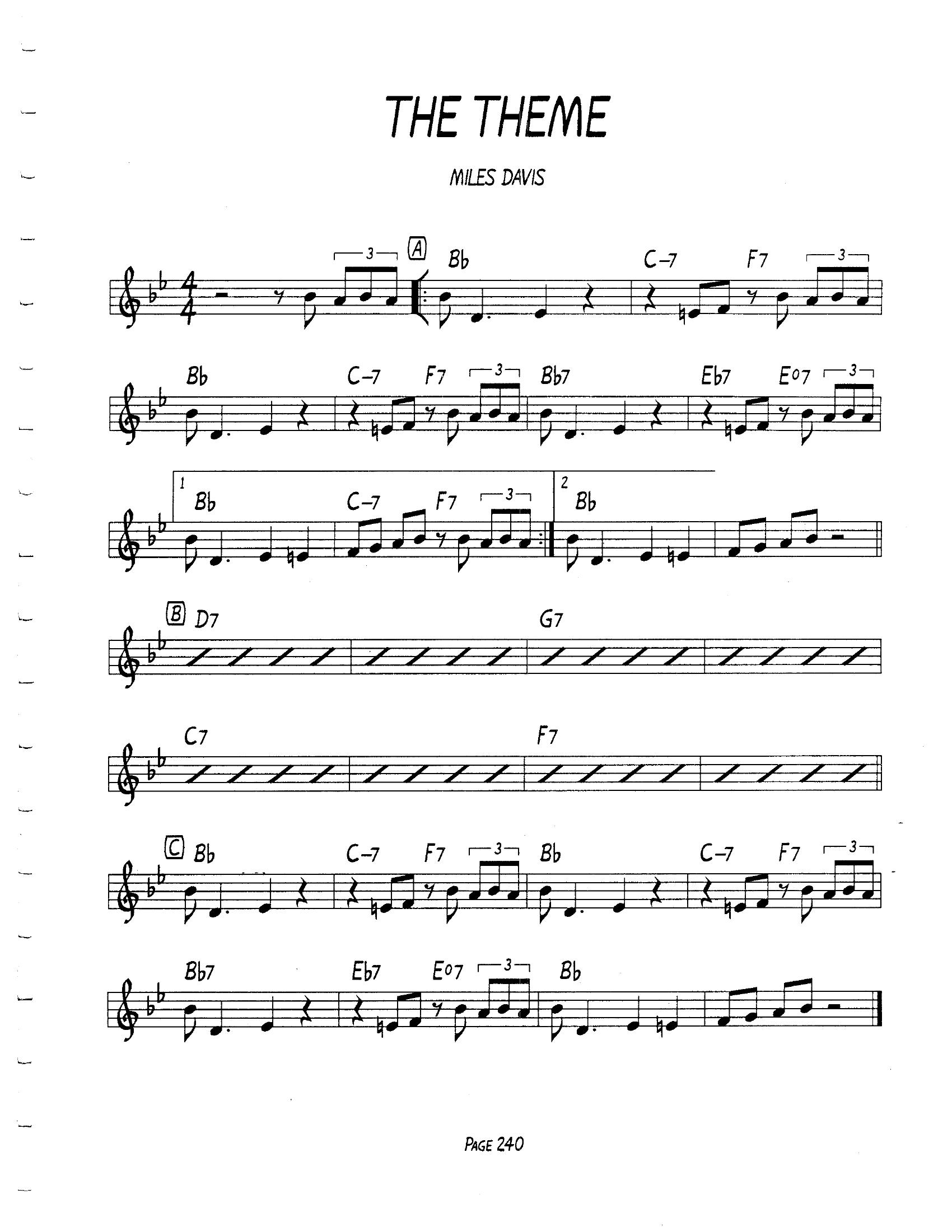 The Theme The Theme