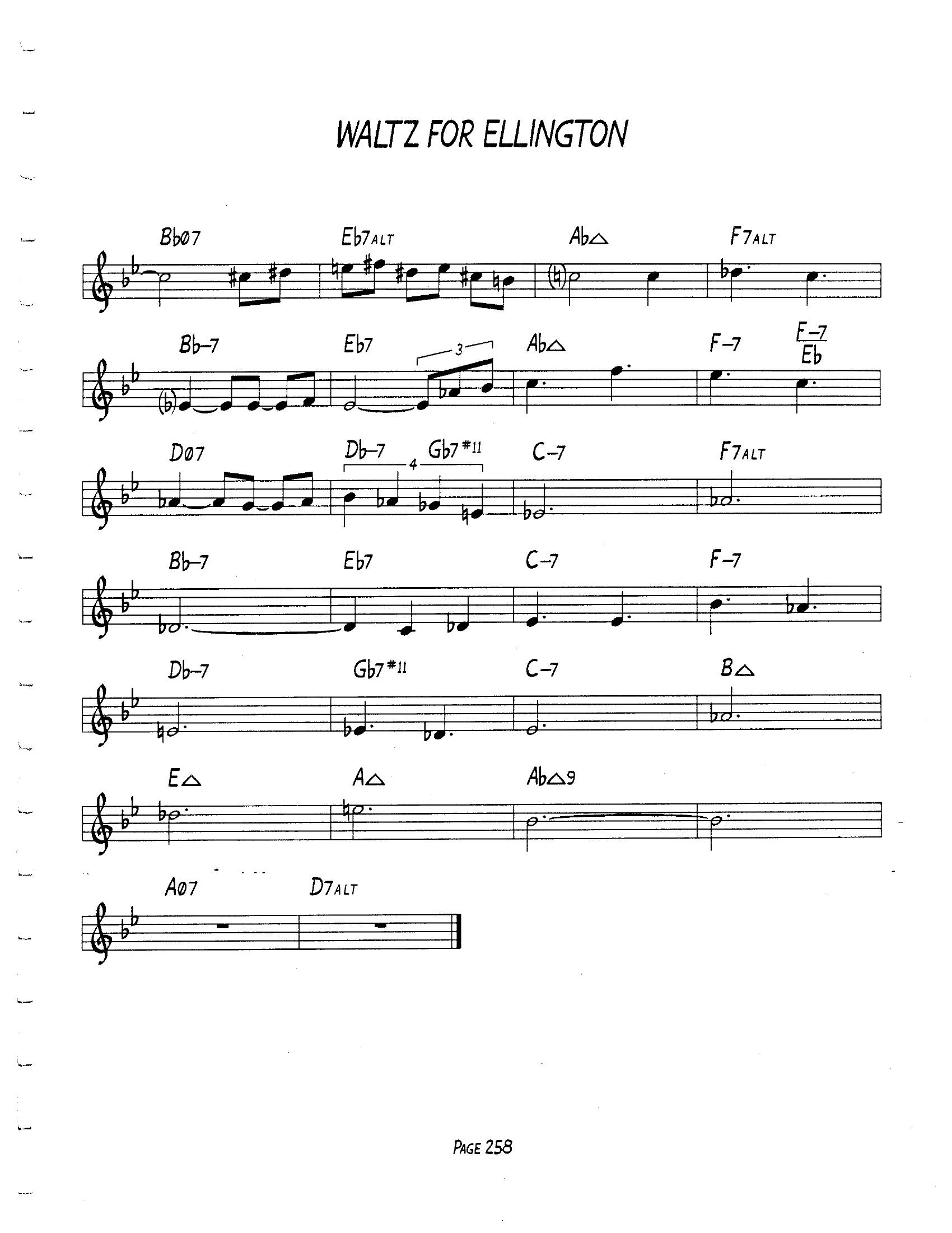 Waltz For Ellington Waltz For Ellington