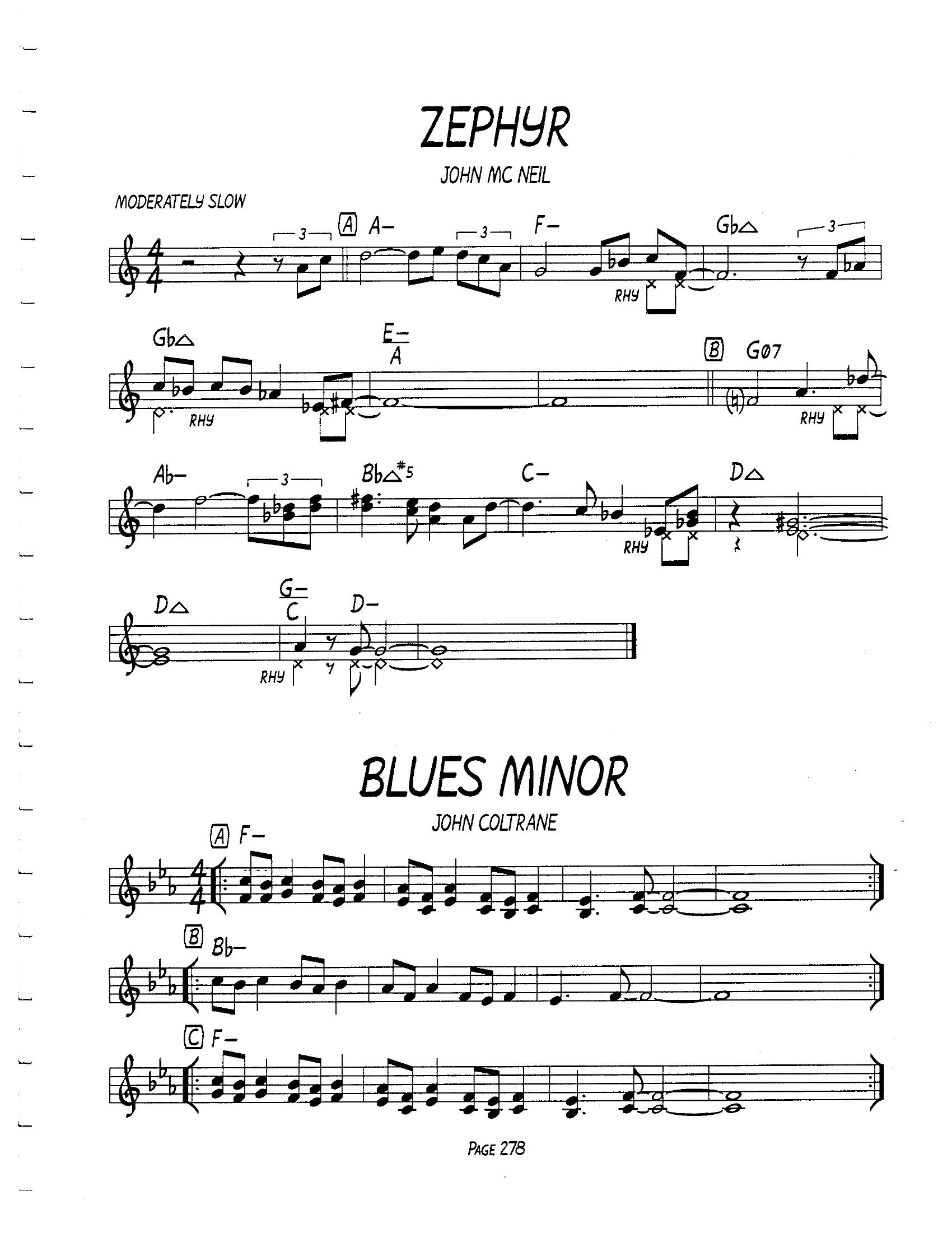 Blues Minor Blues Minor