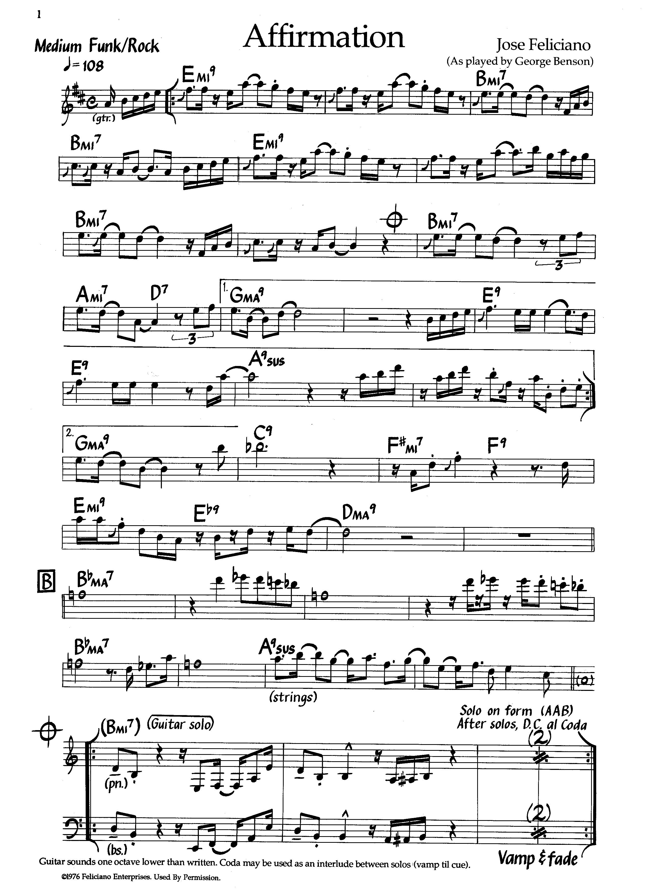 Affirmation — George Benson Affirmation — George Benson
