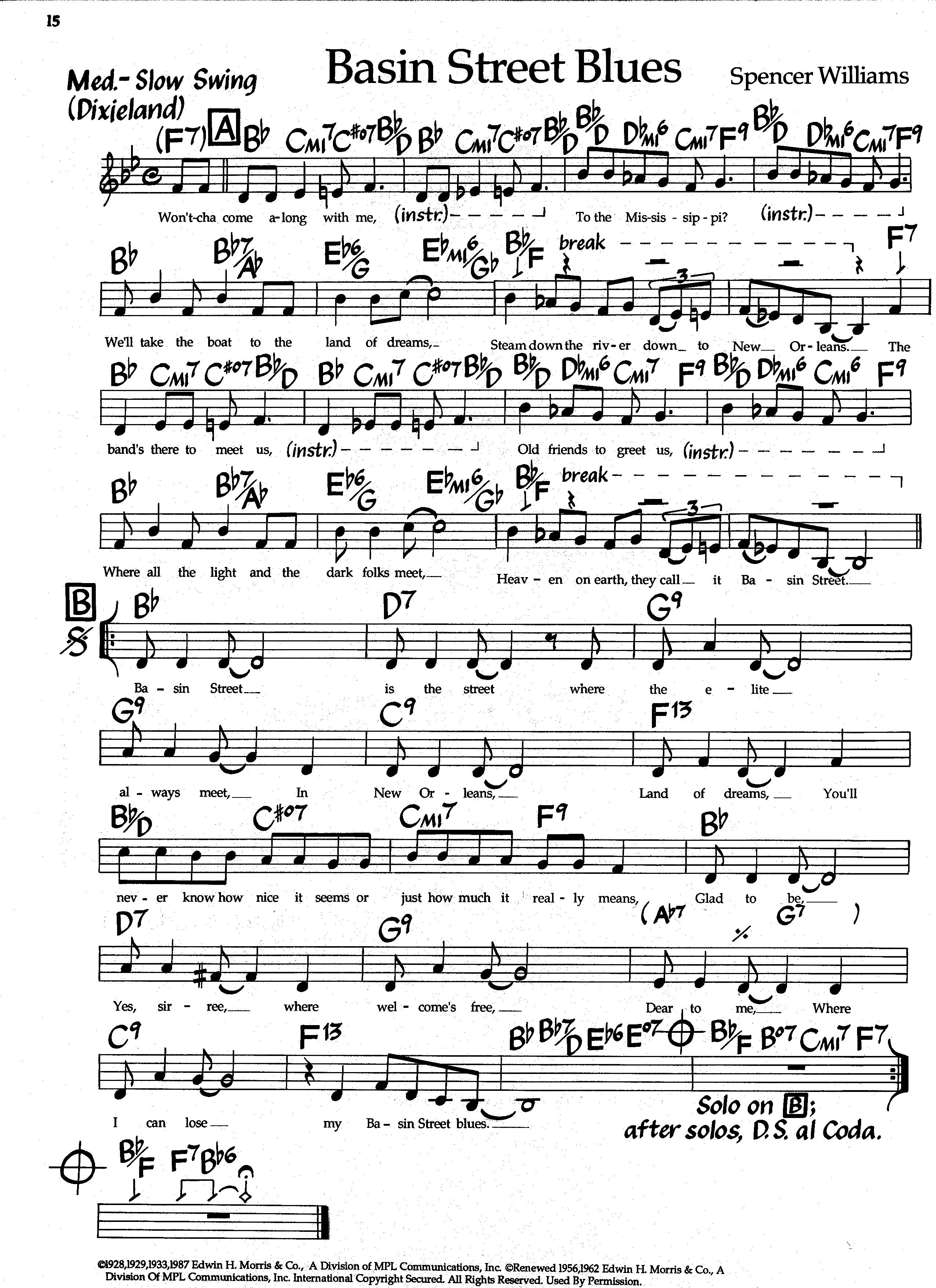 Basin Street Blues Basin Street Blues
