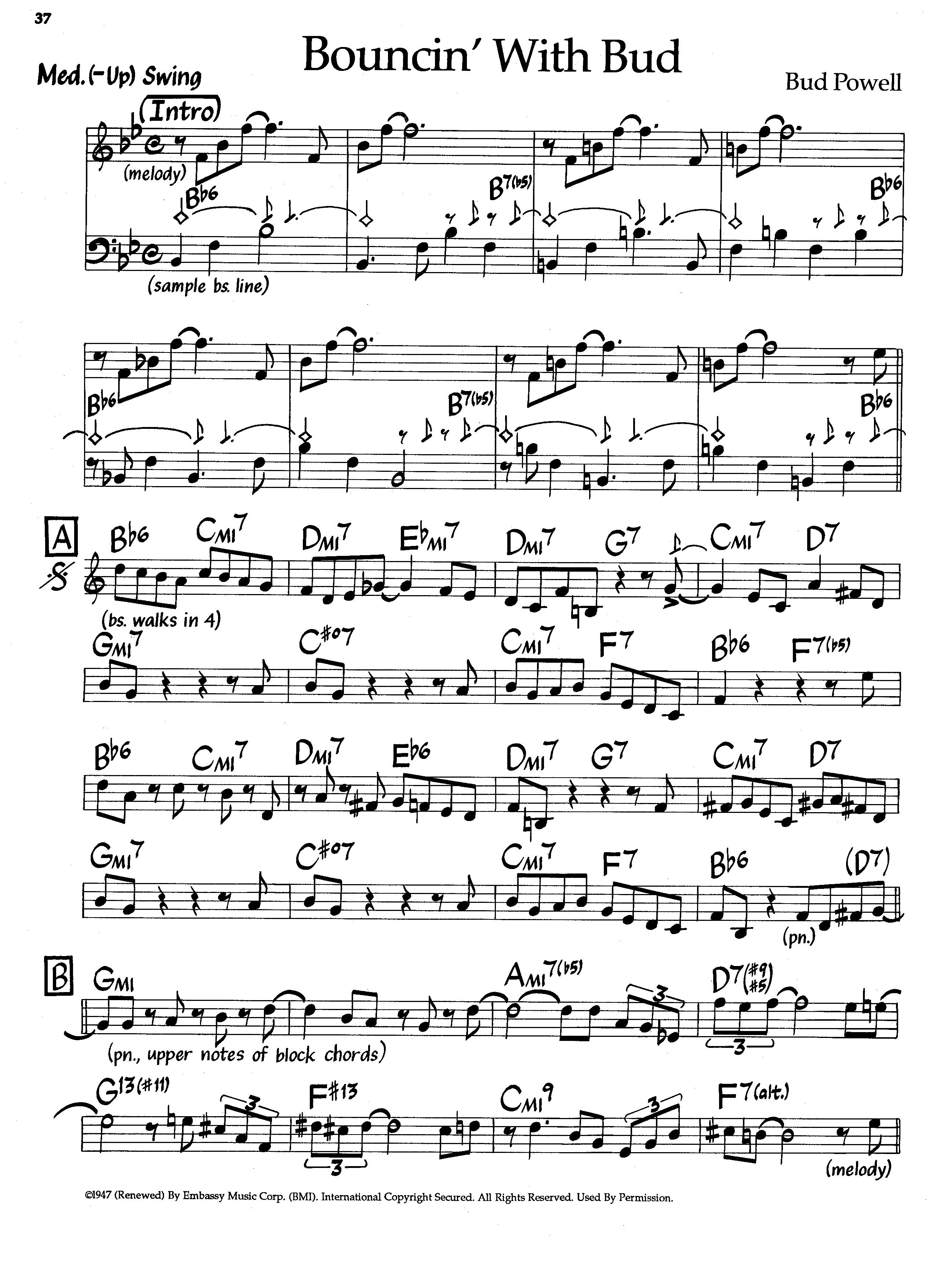 Bouncin' With Bud — Bud Powell Bouncin' With Bud — Bud Powell