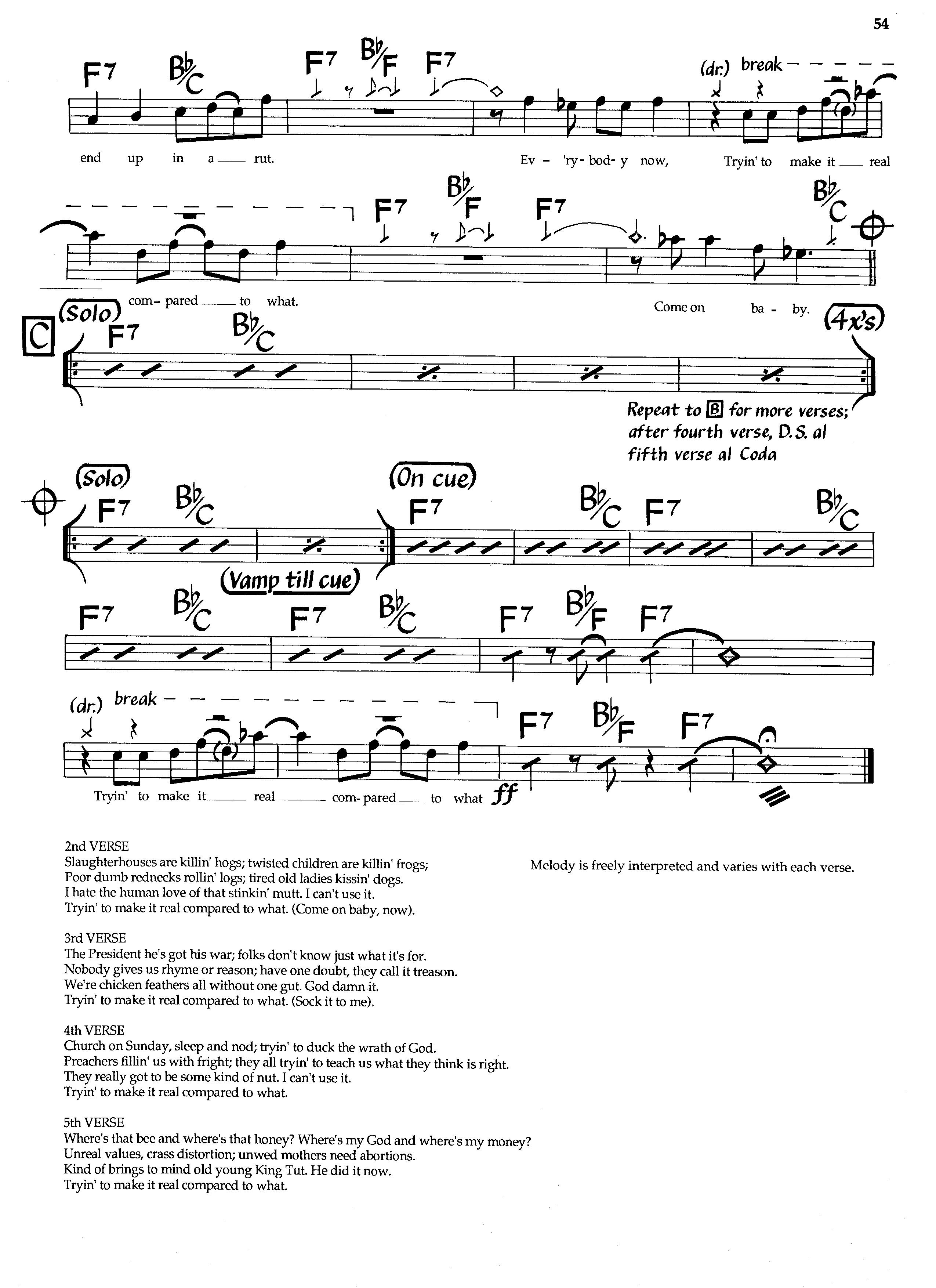 Compared To What — Les Mccann Compared To What — Les Mccann
