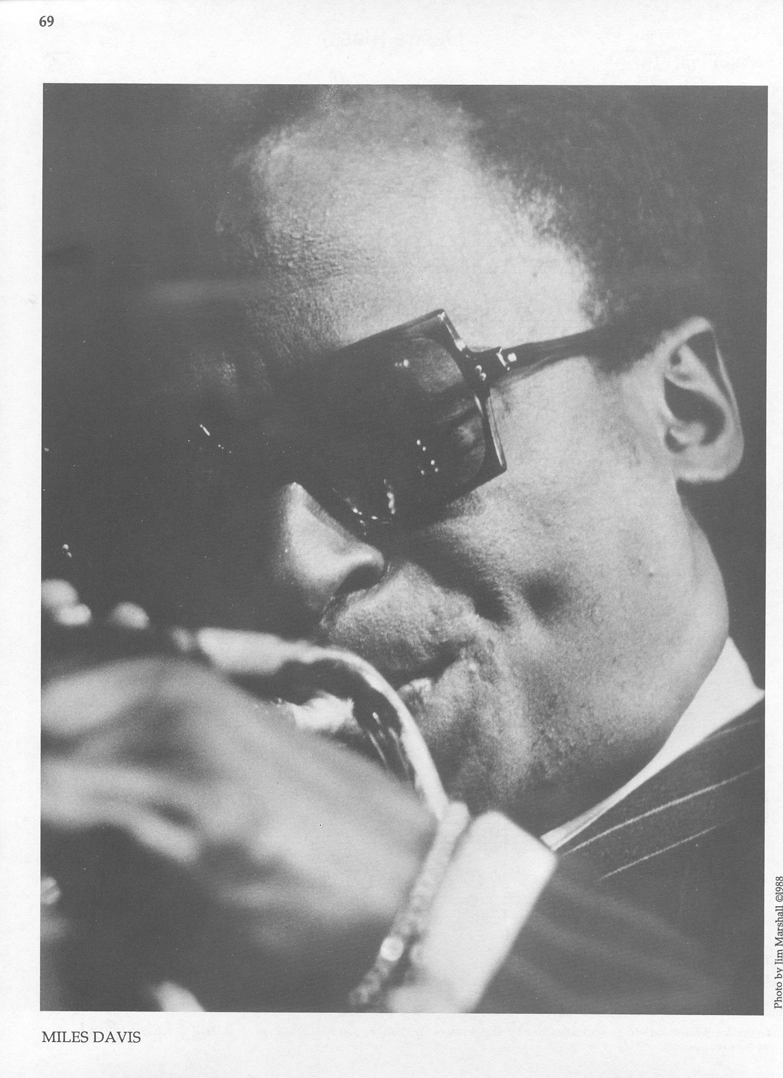 Photo of musicians — Miles Davis Photo of musicians — Miles Davis