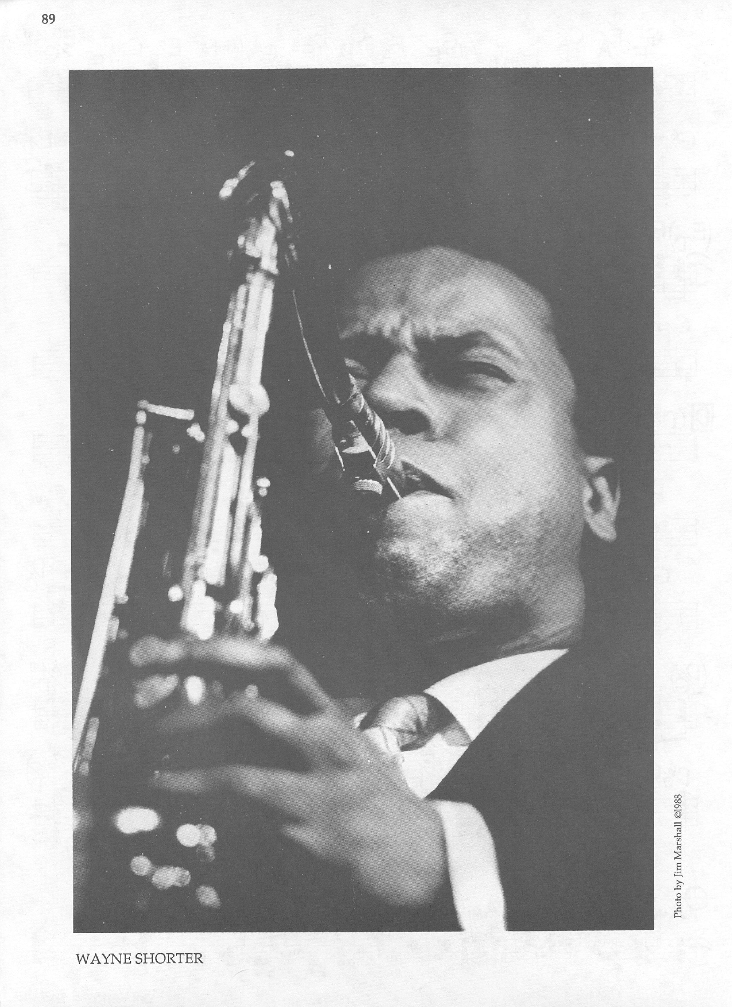 Photo of musicians — Wayne Shorter Photo of musicians — Wayne Shorter