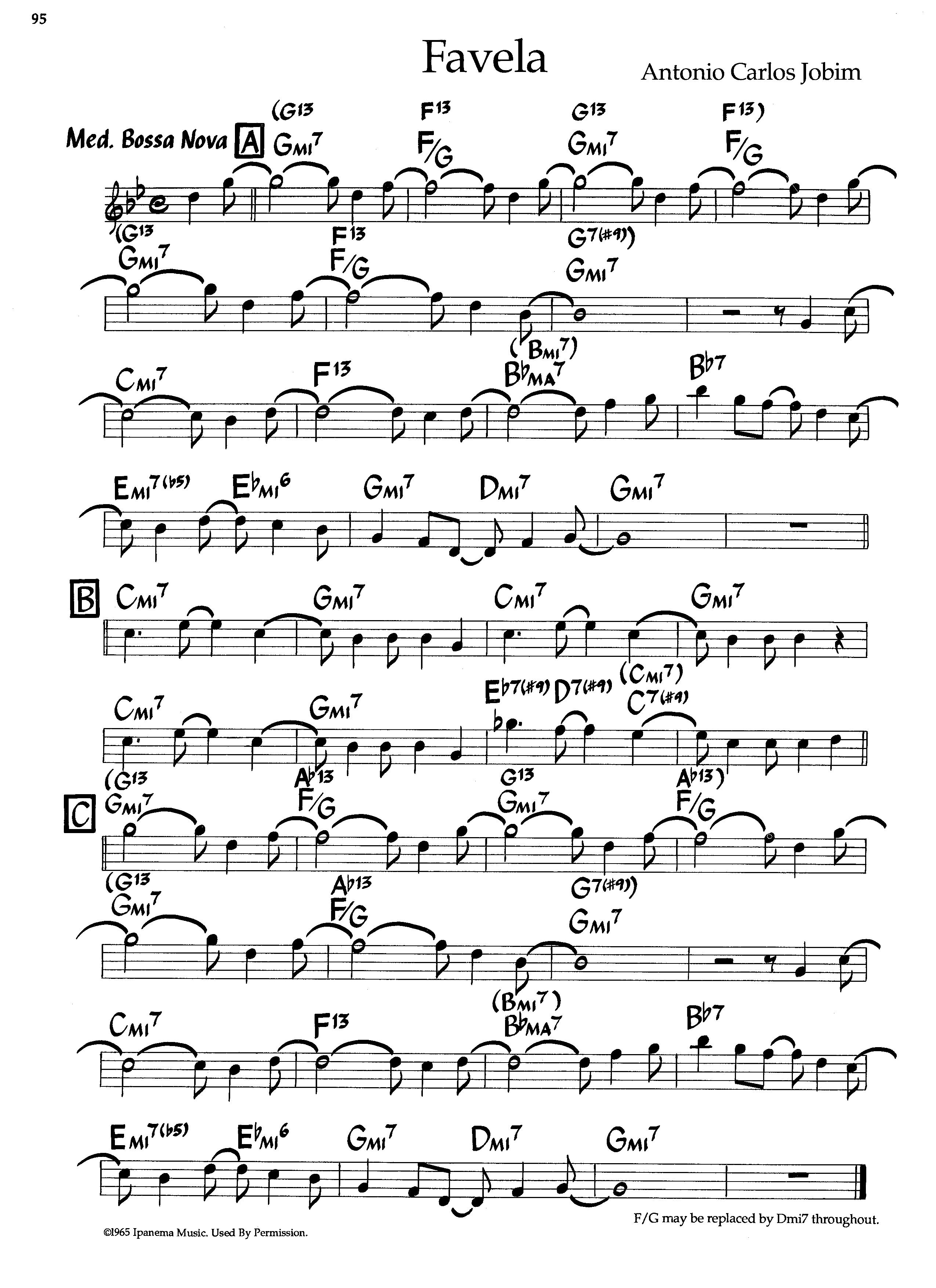 Favela — Antonio Carlos Jobim Favela — Antonio Carlos Jobim