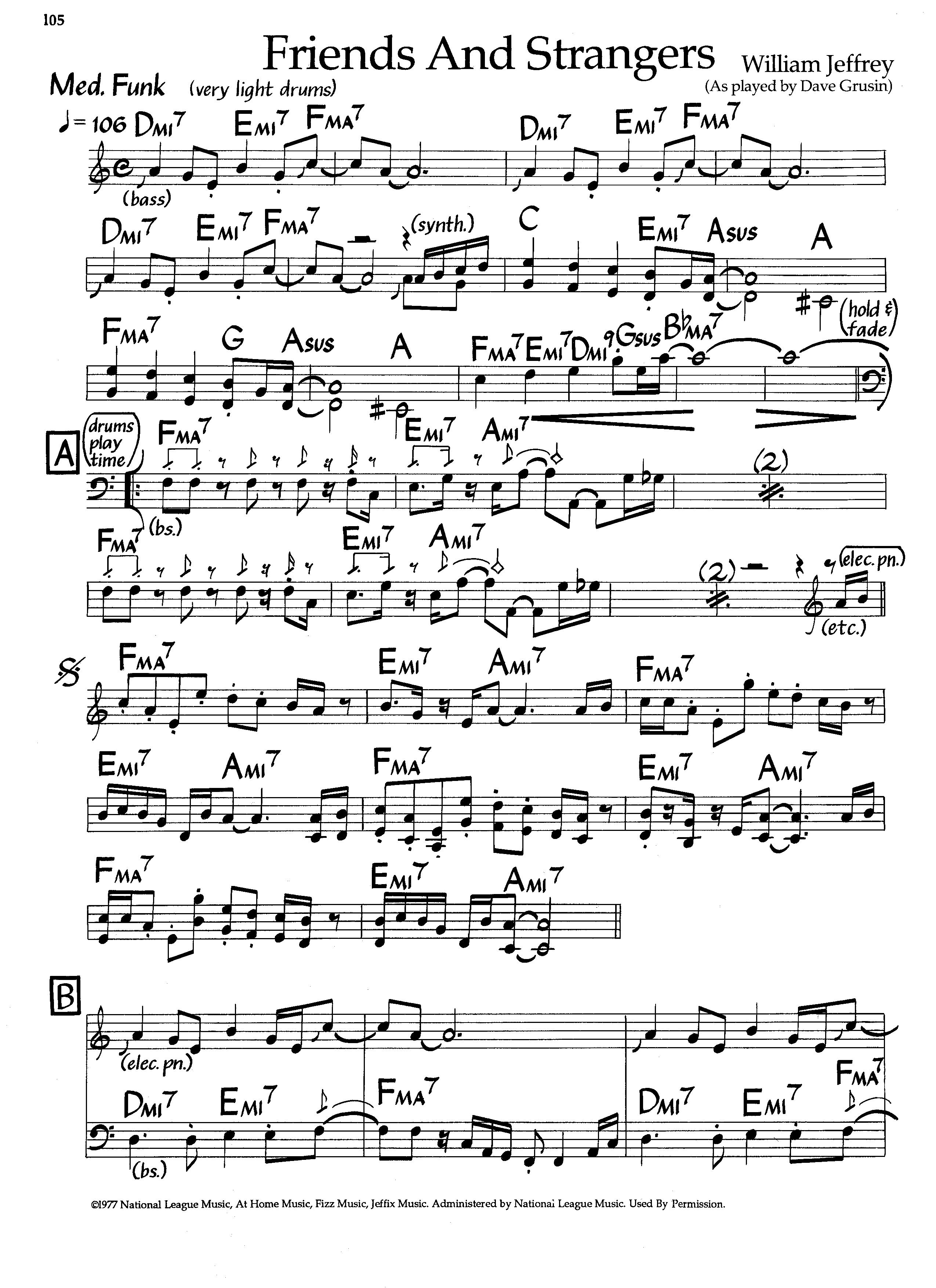 Friends And Strangers — Dave Grusin Friends And Strangers — Dave Grusin