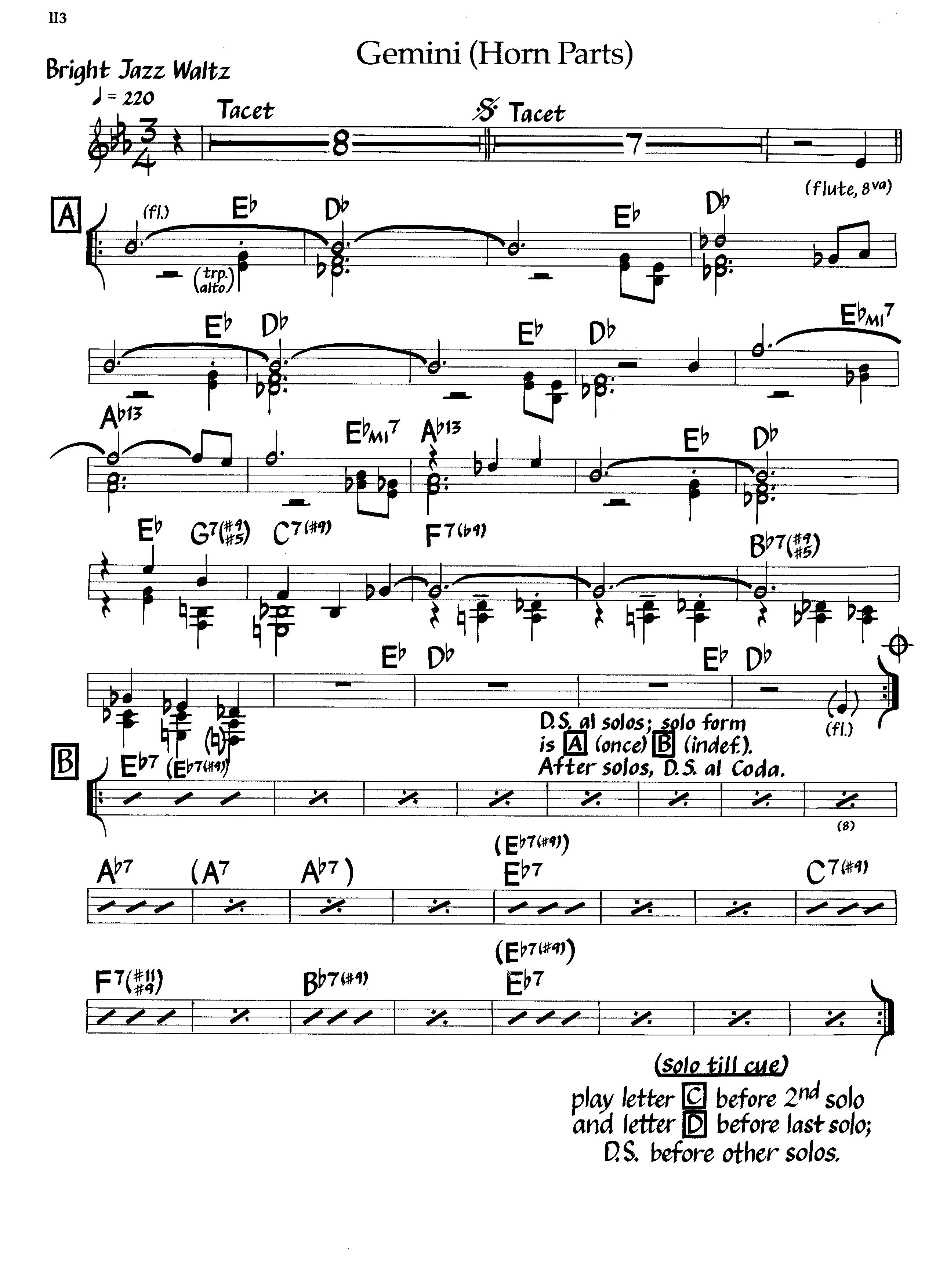 Gemini — Cannonball Adderley Gemini — Cannonball Adderley