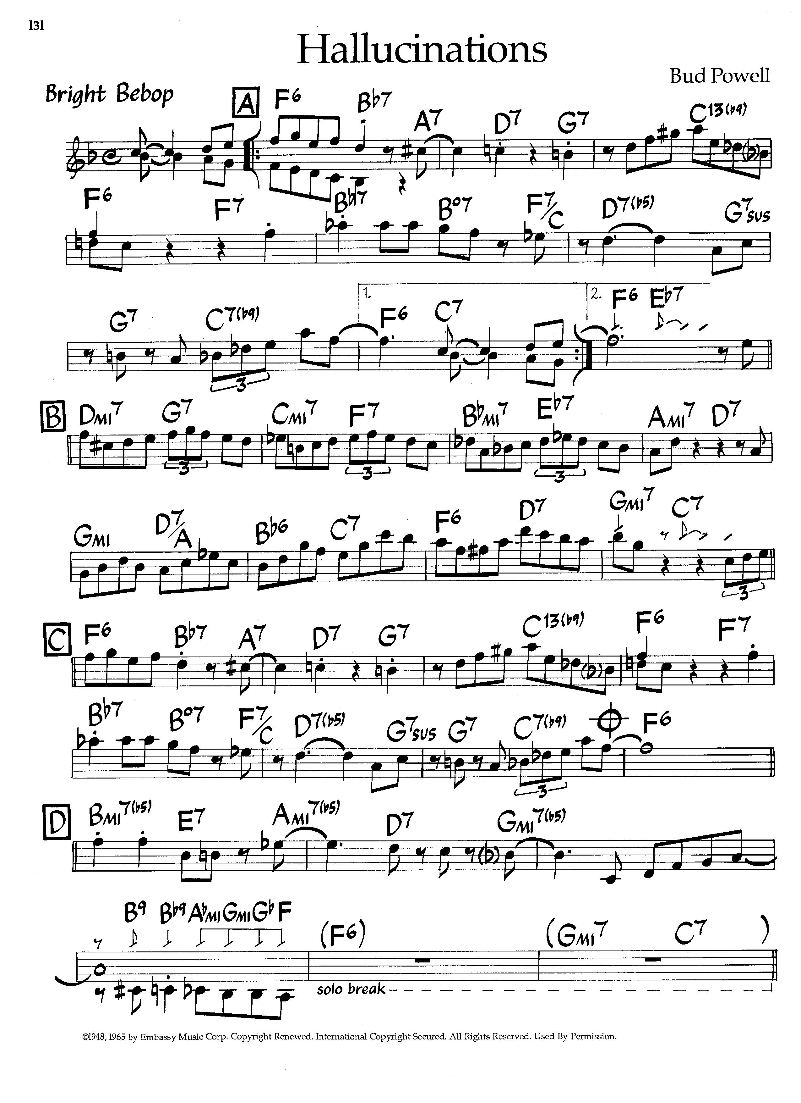 Hallucinations — Bud Powell