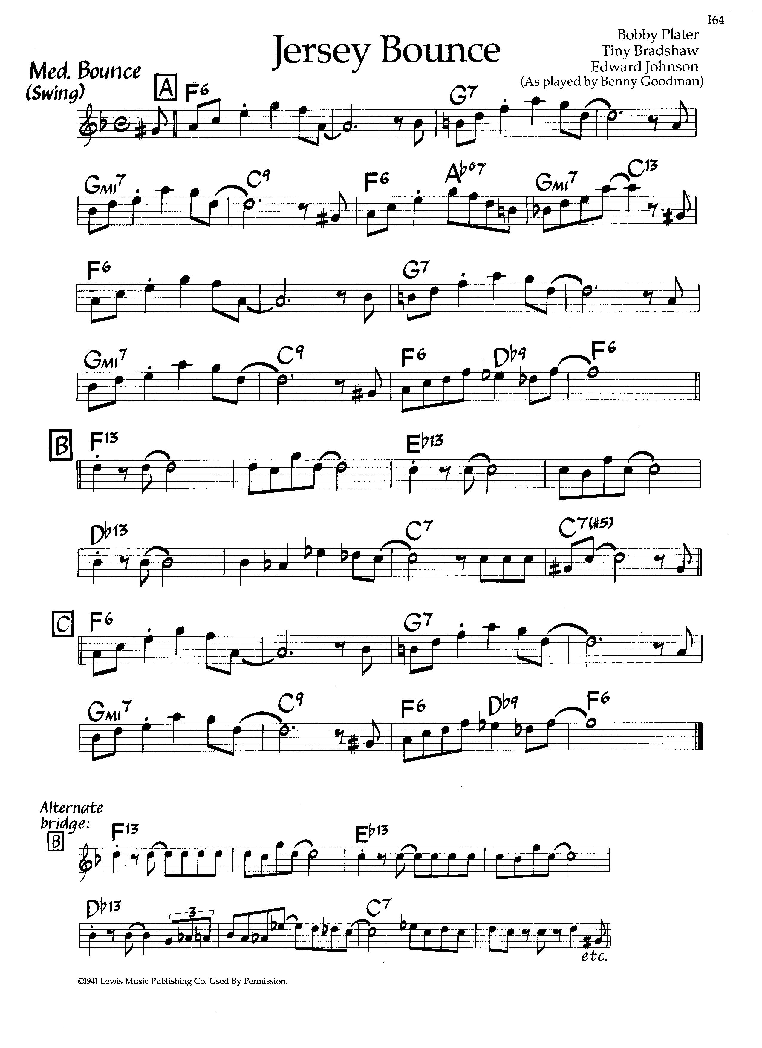 Jersey Bounce — Benny Goodman Jersey Bounce — Benny Goodman