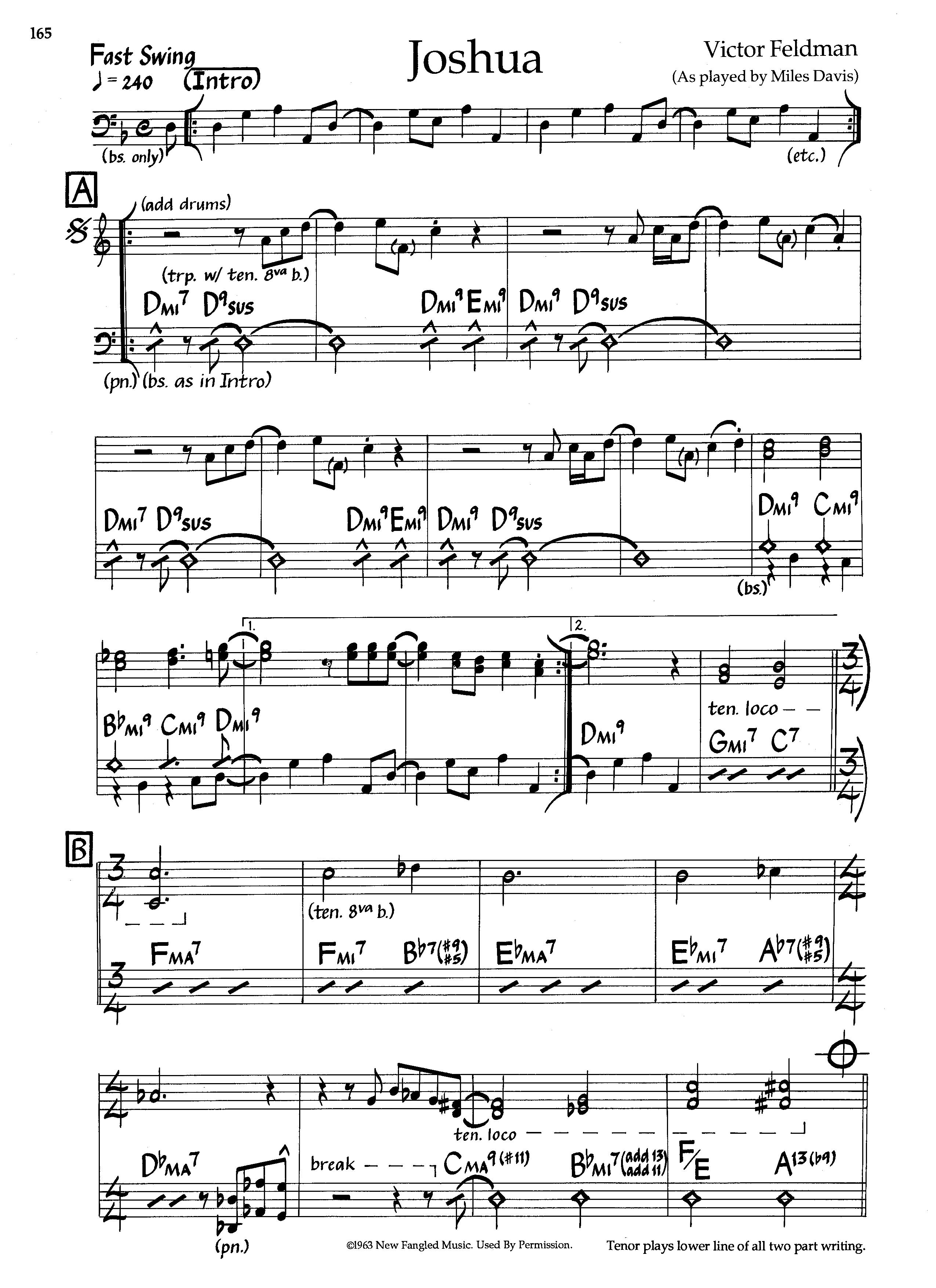 Joshua — Miles Davis Joshua — Miles Davis