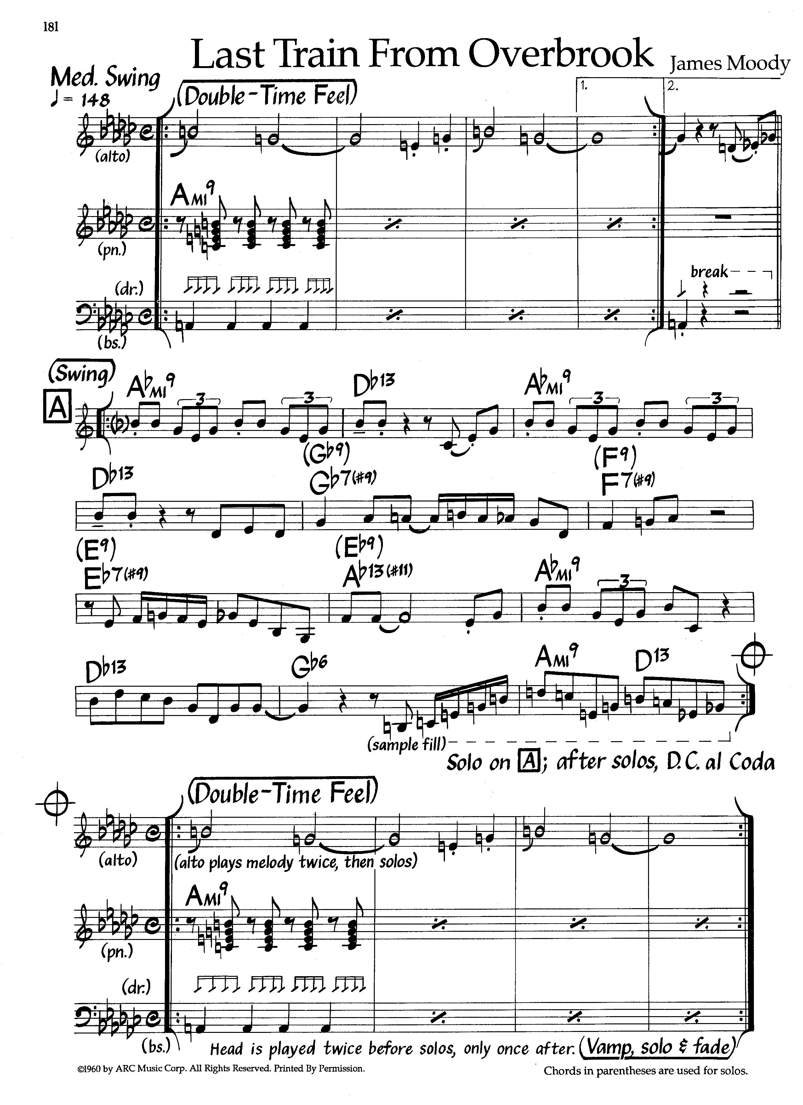 Last Train From Overbrook — James Moody Last Train From Overbrook — James Moody