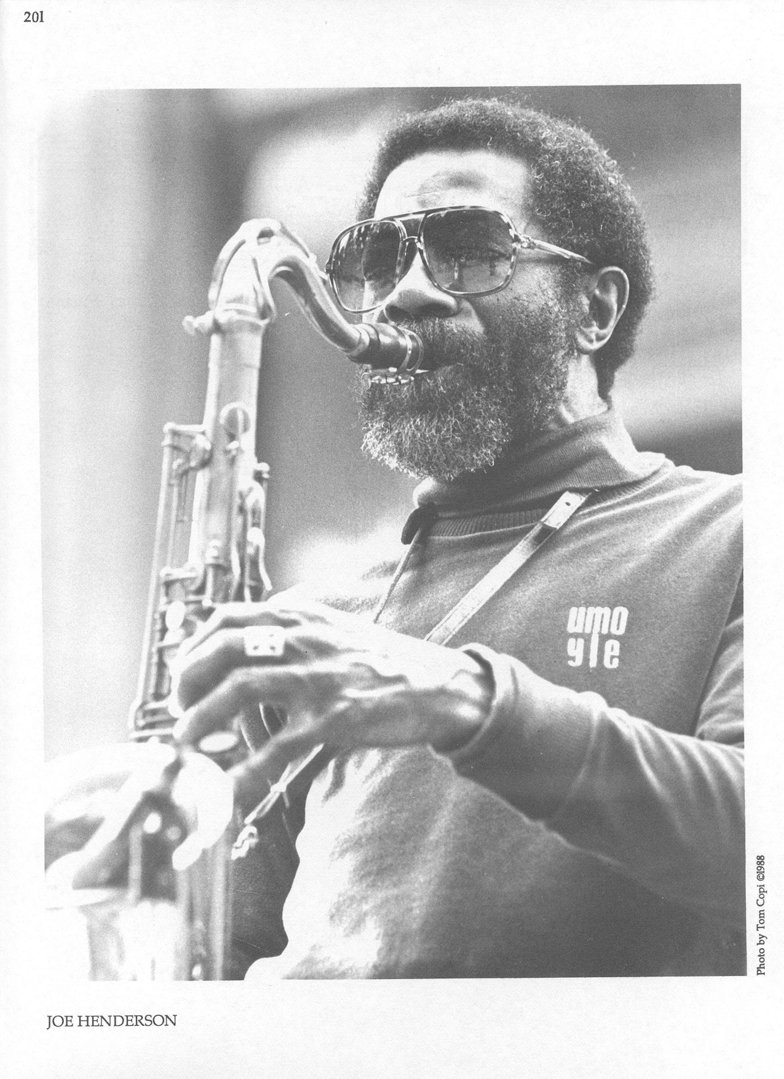 Photo of musicians — Joe Henderson Photo of musicians — Joe Henderson