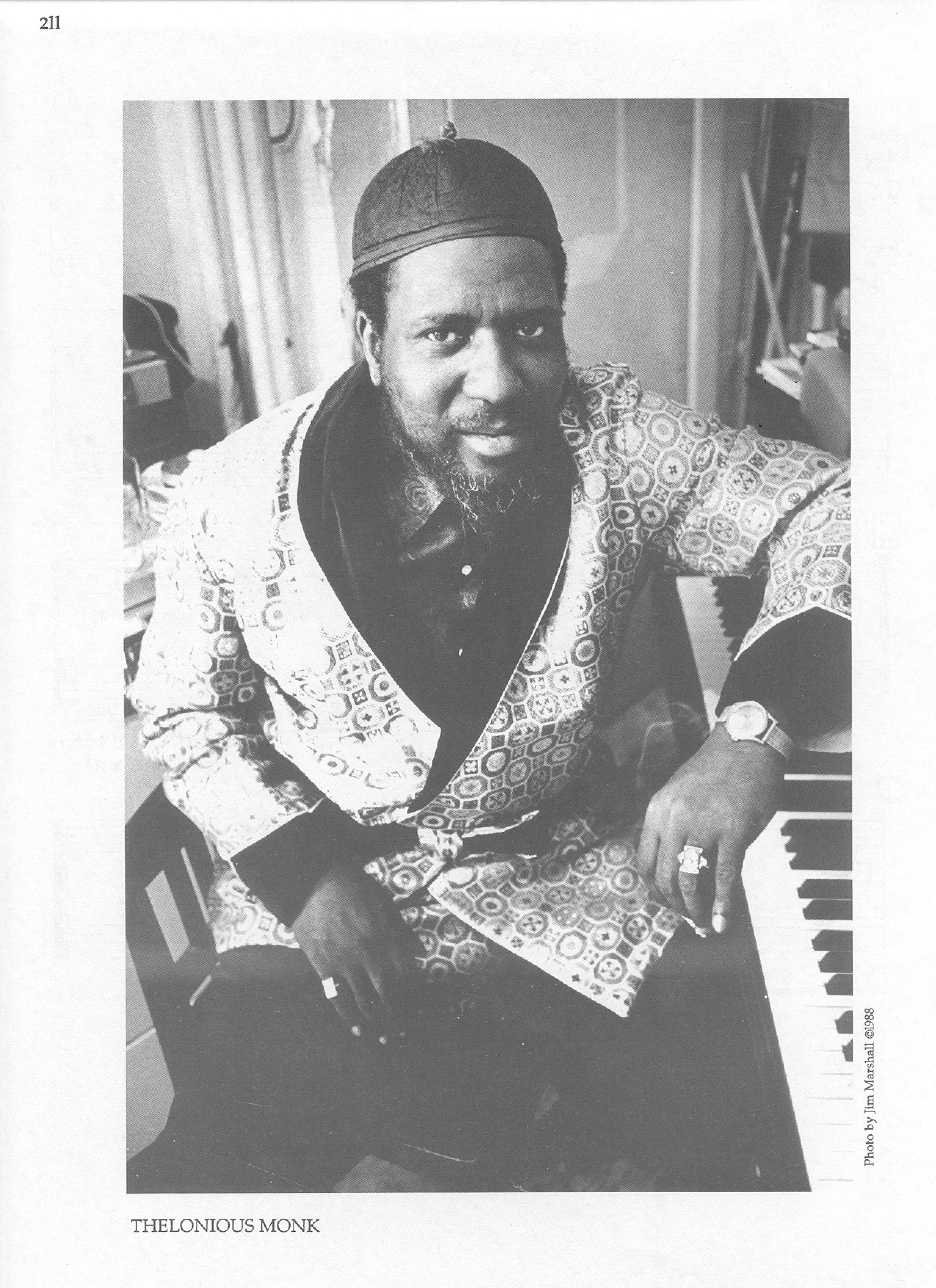 Photo of musicians — Thelonious Monk Photo of musicians — Thelonious Monk