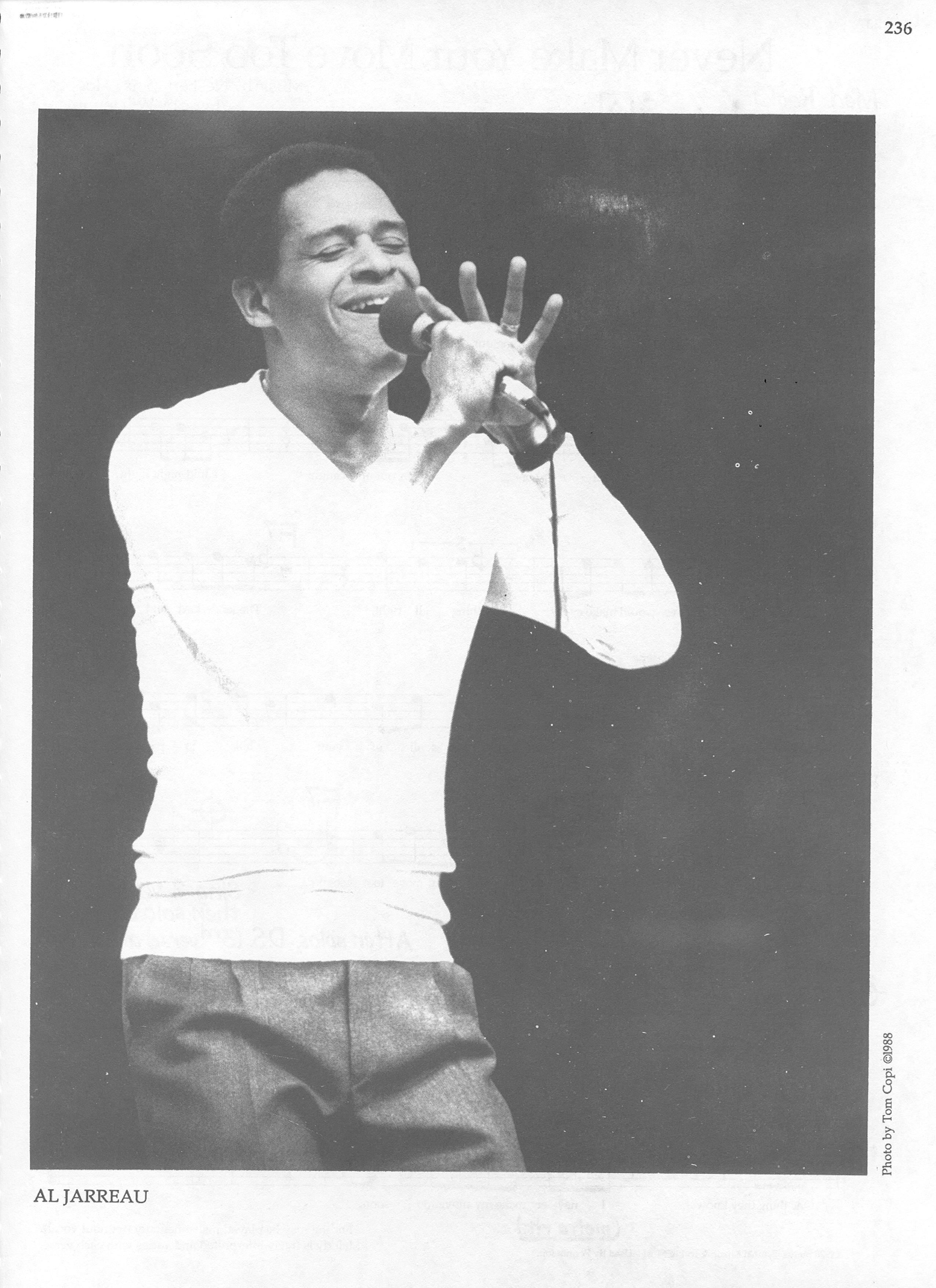 Photo of musicians — Al Jarreau Photo of musicians — Al Jarreau