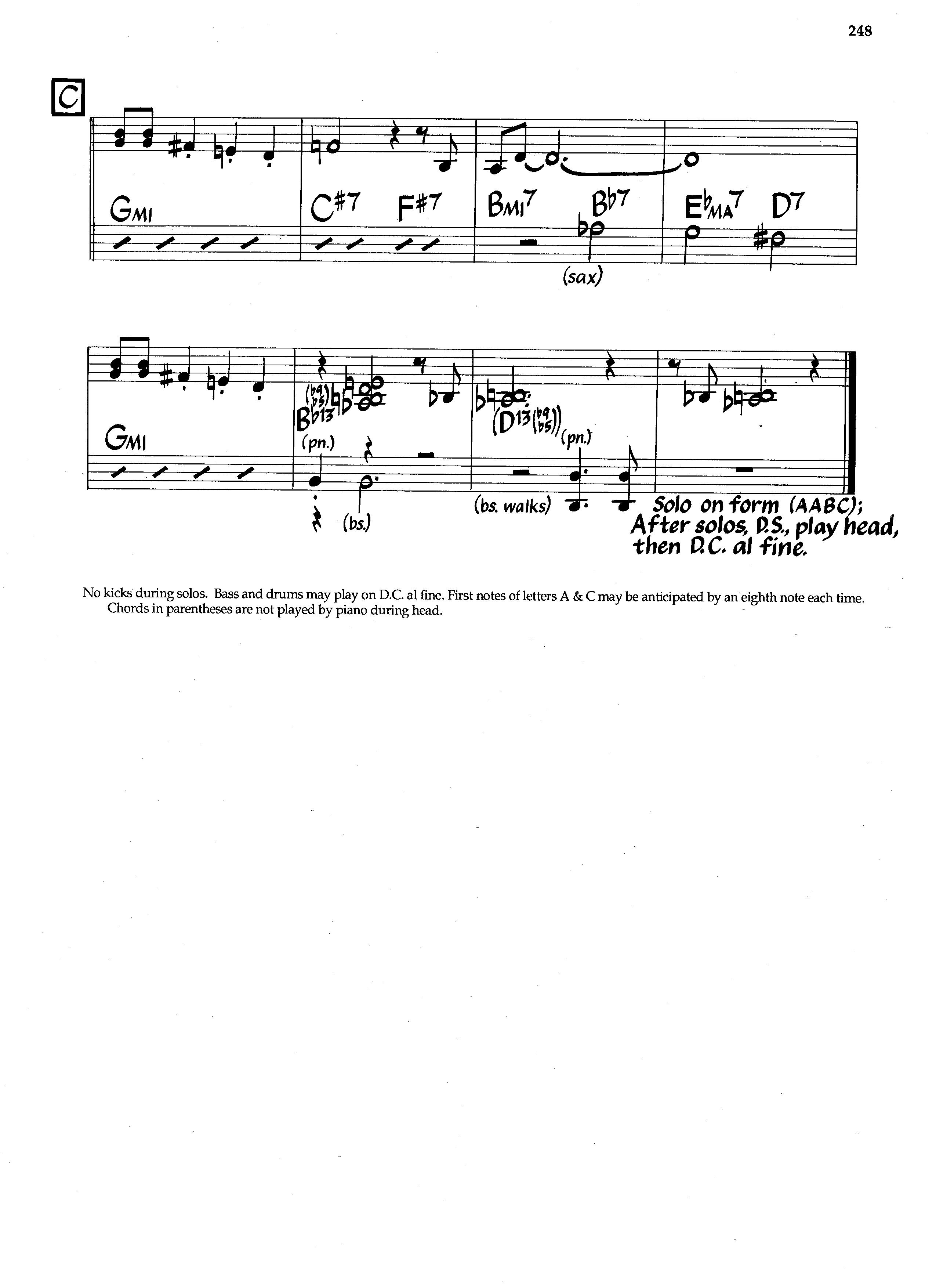 Off Minor — Thelonious Monk Off Minor — Thelonious Monk