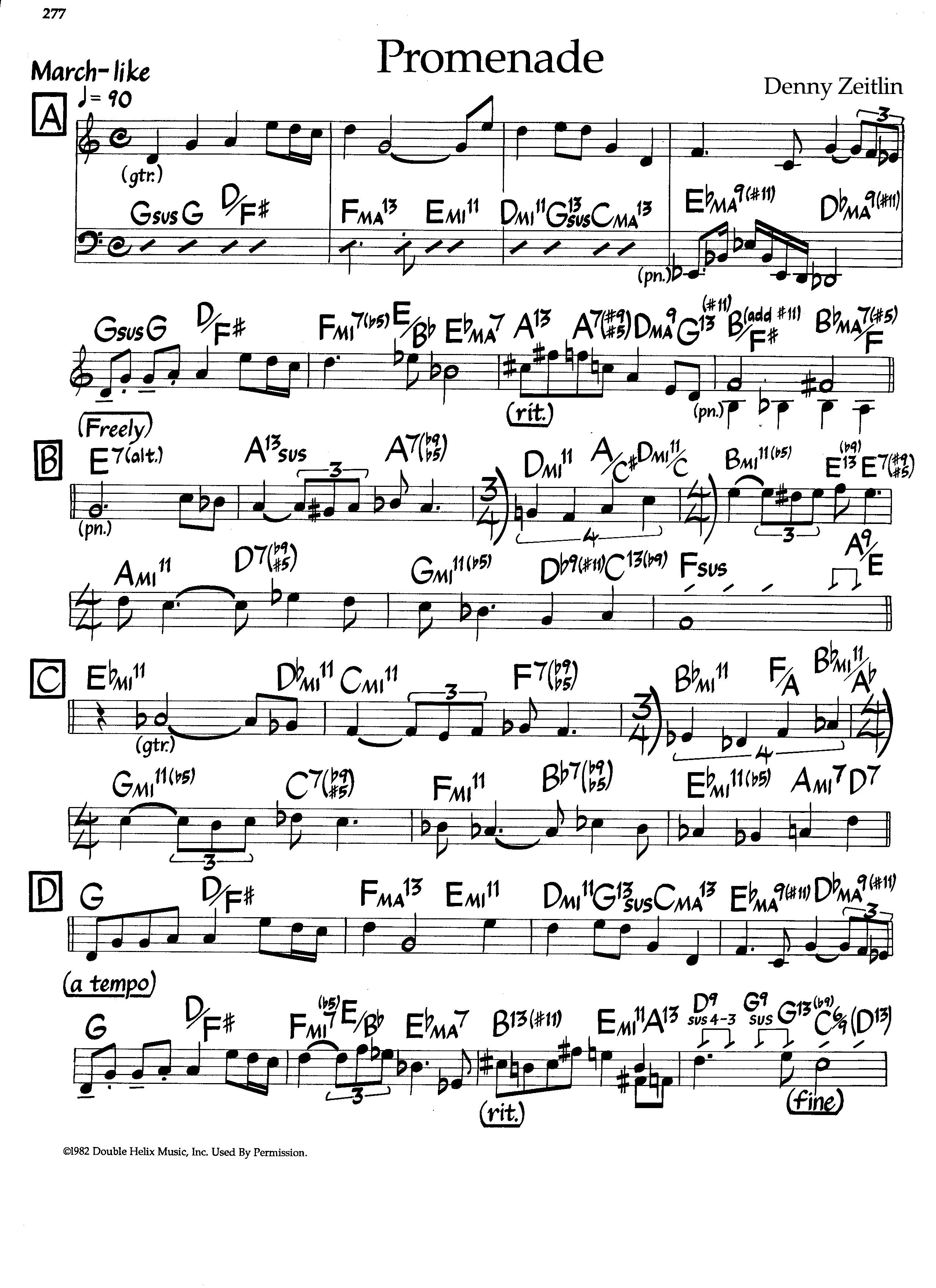 Promenade — Denny Zeitlin Promenade — Denny Zeitlin
