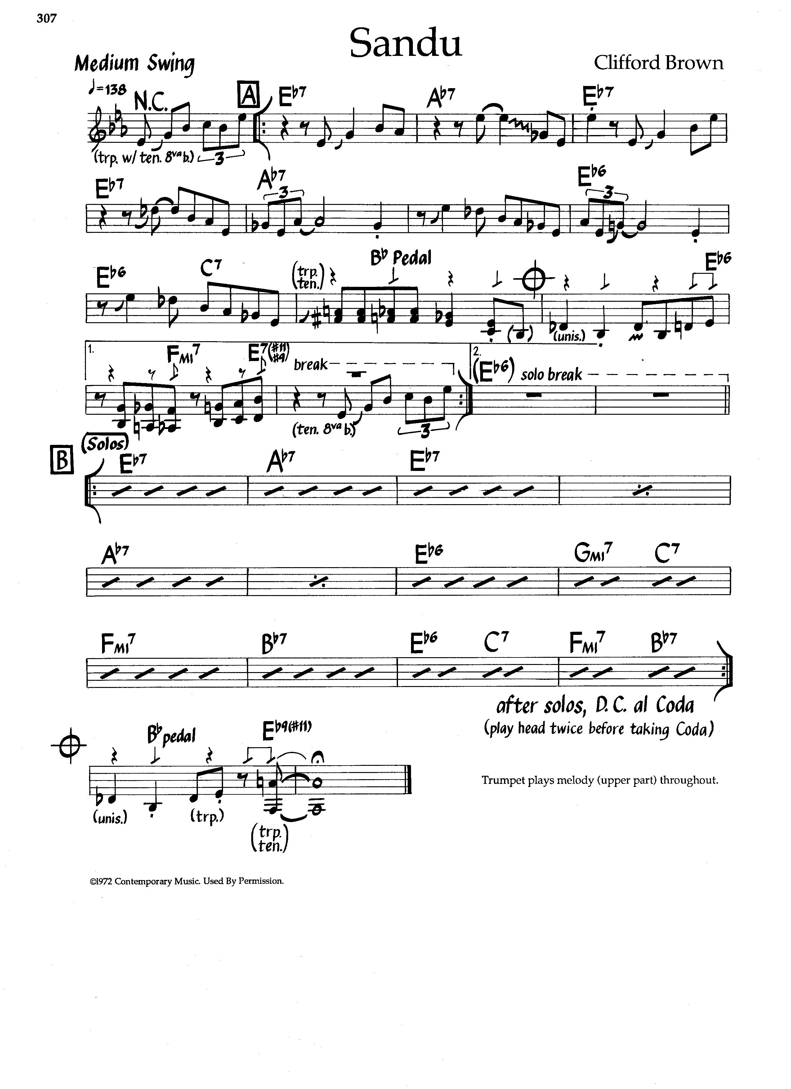 Sandu — Clifford Brown Sandu — Clifford Brown