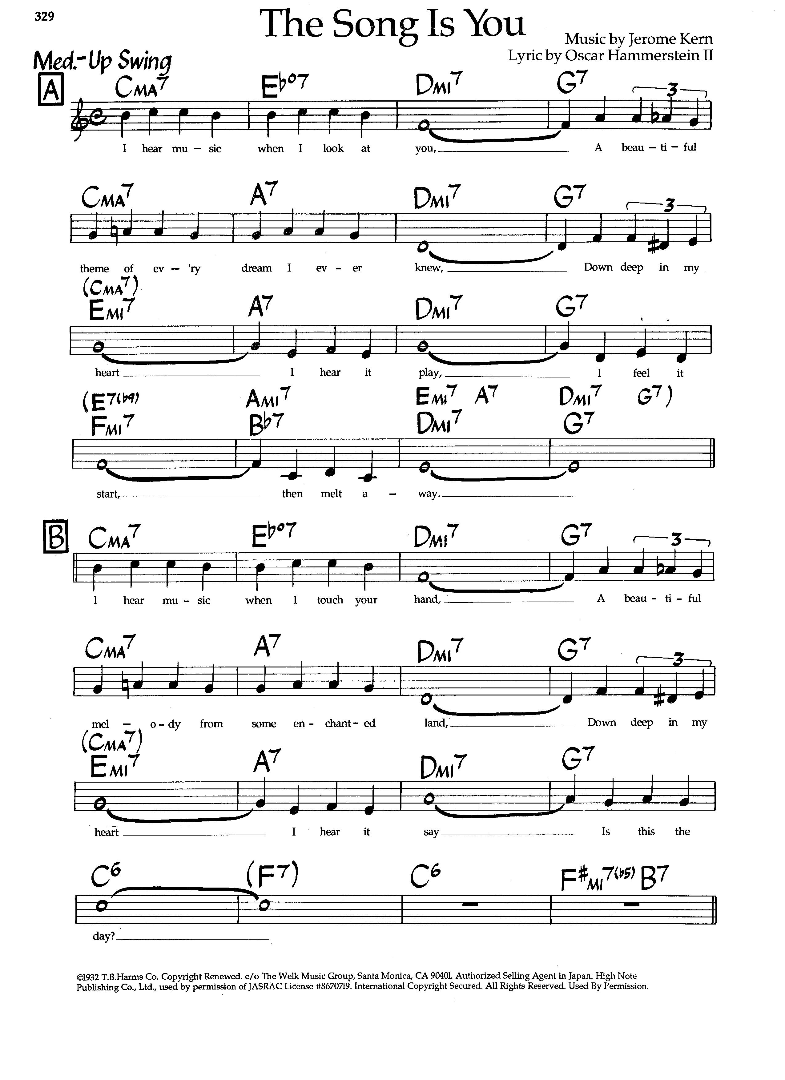 The Song Is You The Song Is You