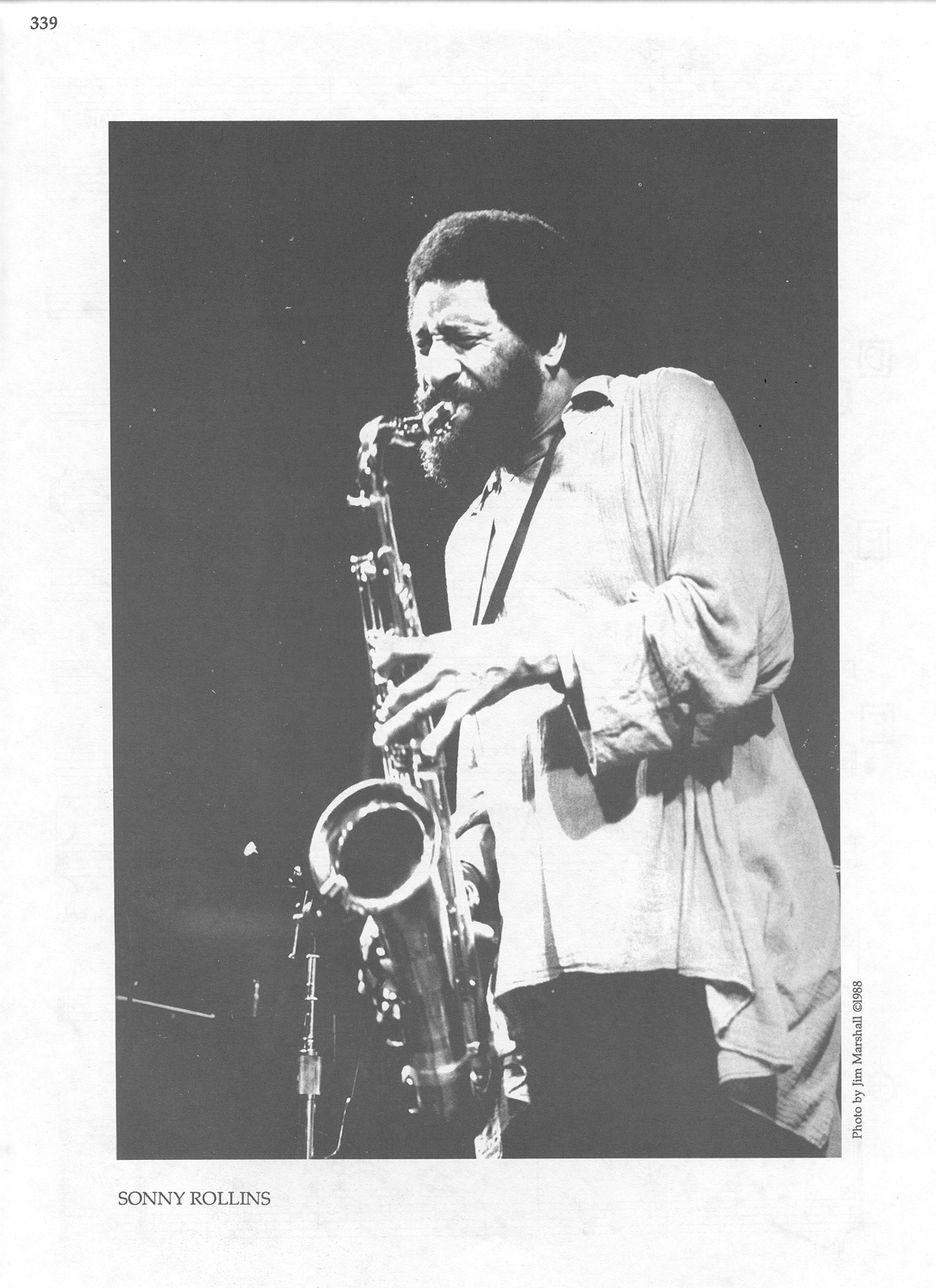 Photo of musicians — Sonny Rollins Photo of musicians — Sonny Rollins