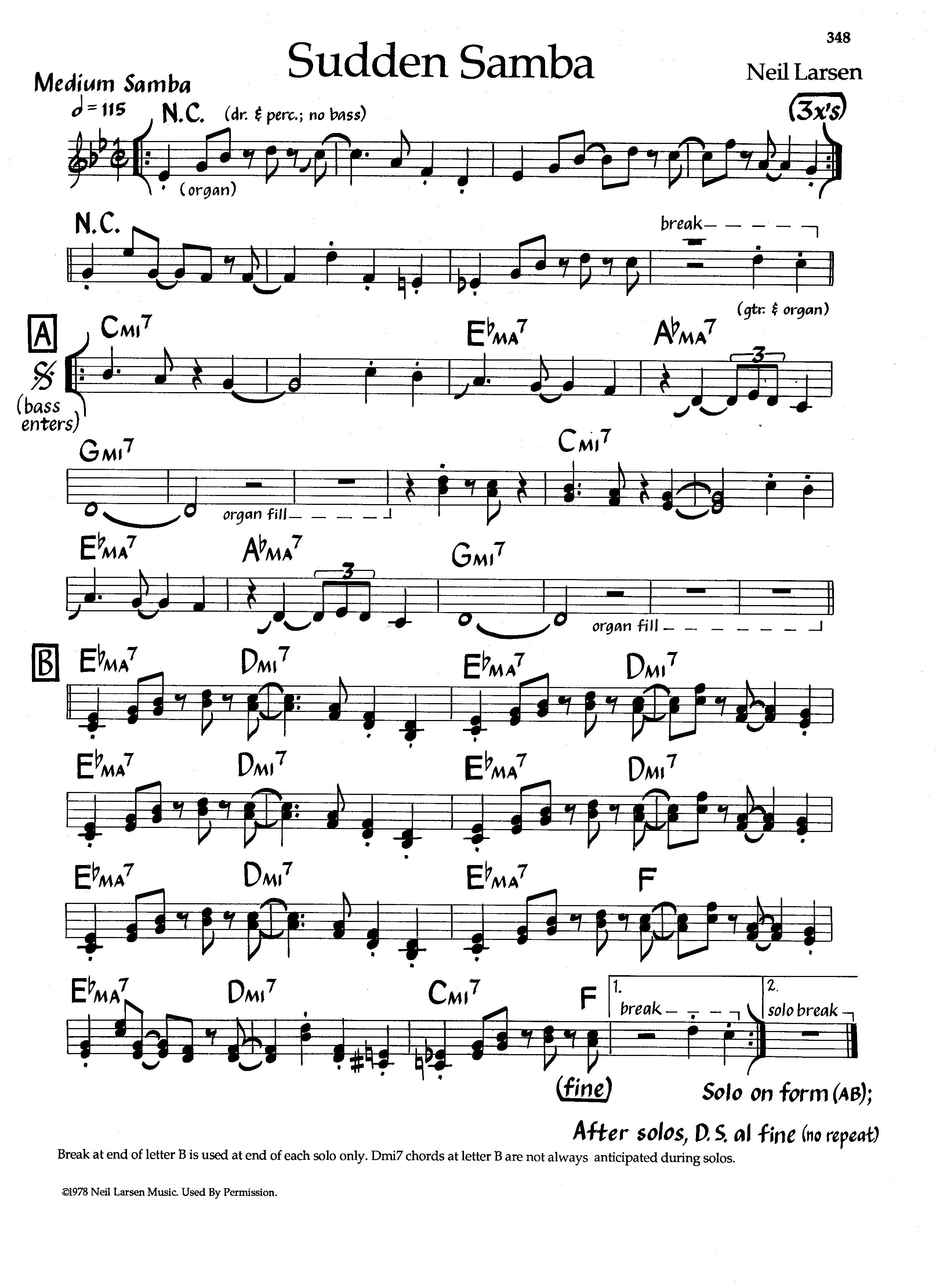 Sudden Samba — Neil Larsen Sudden Samba — Neil Larsen