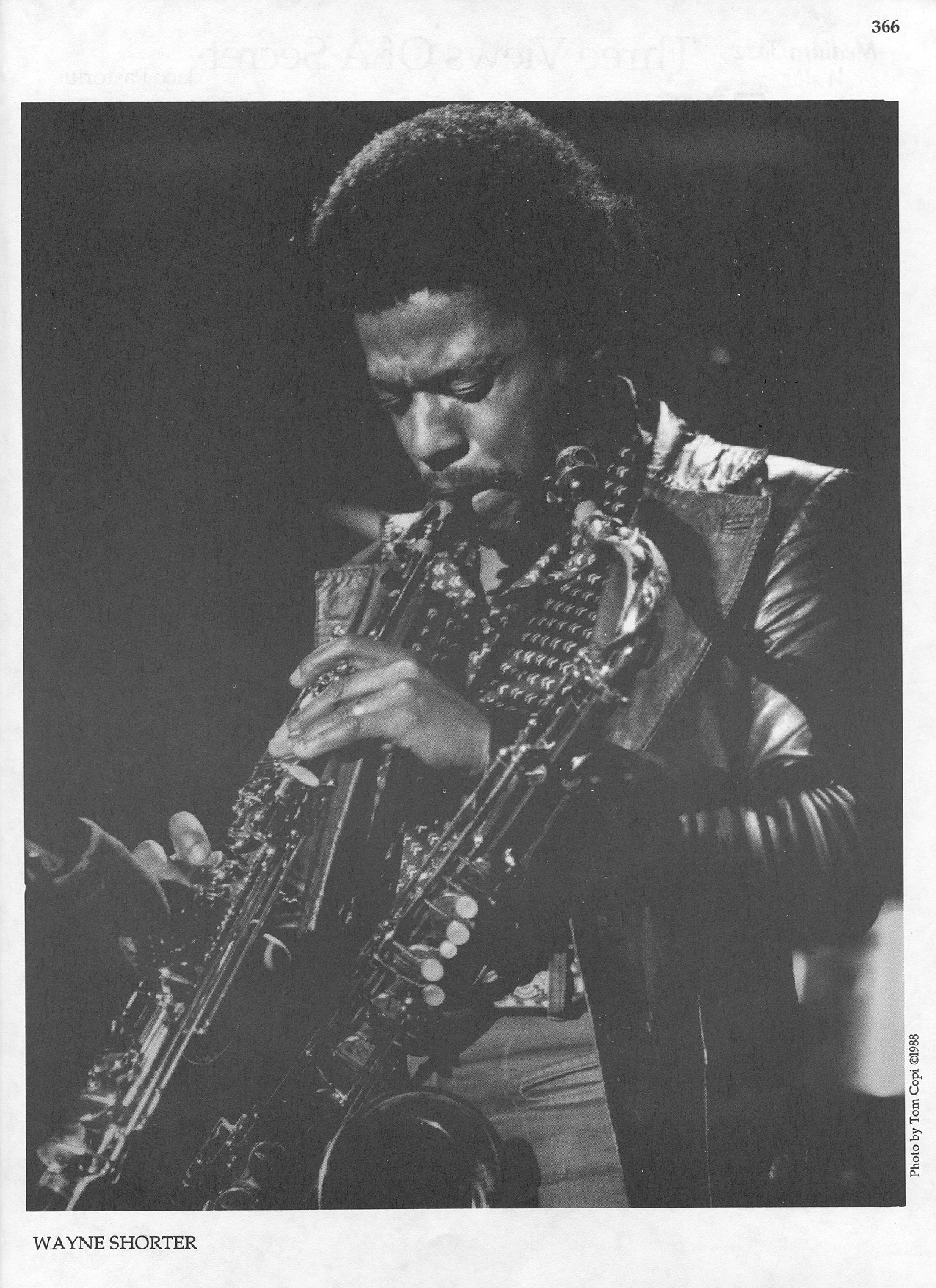 Photo of musicians — Wayne Shorter Photo of musicians — Wayne Shorter