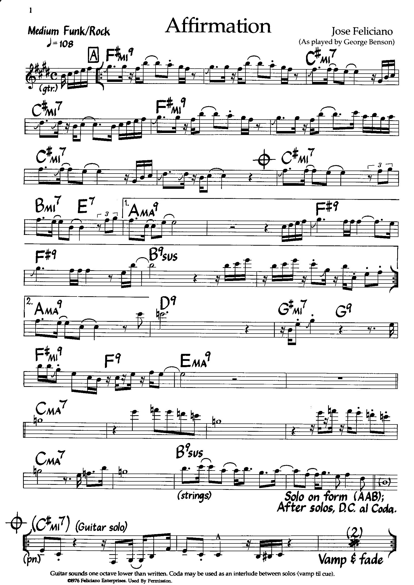 Affirmation — George Benson Affirmation — George Benson