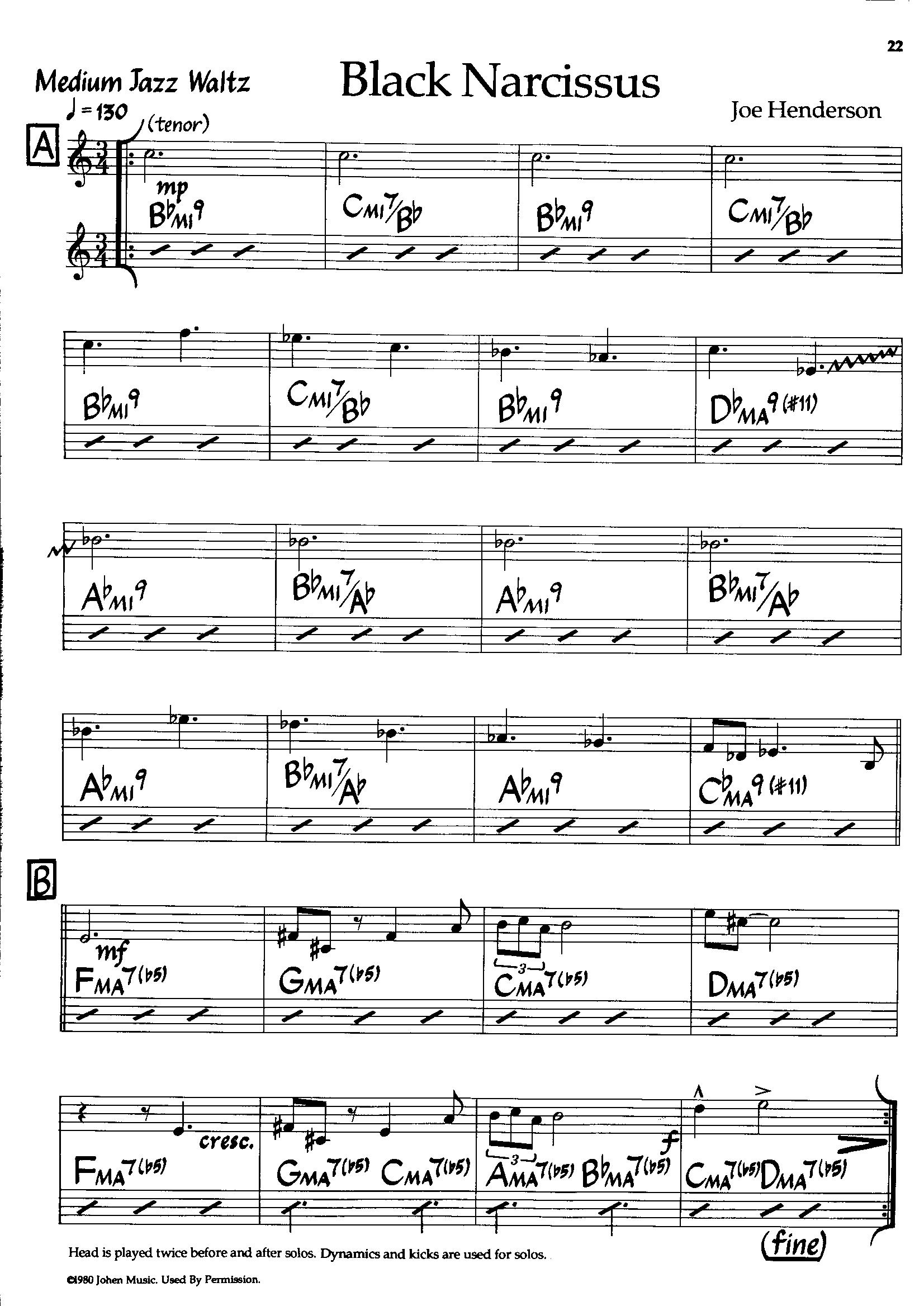 Black Narcissus — Joe Henderson Black Narcissus — Joe Henderson