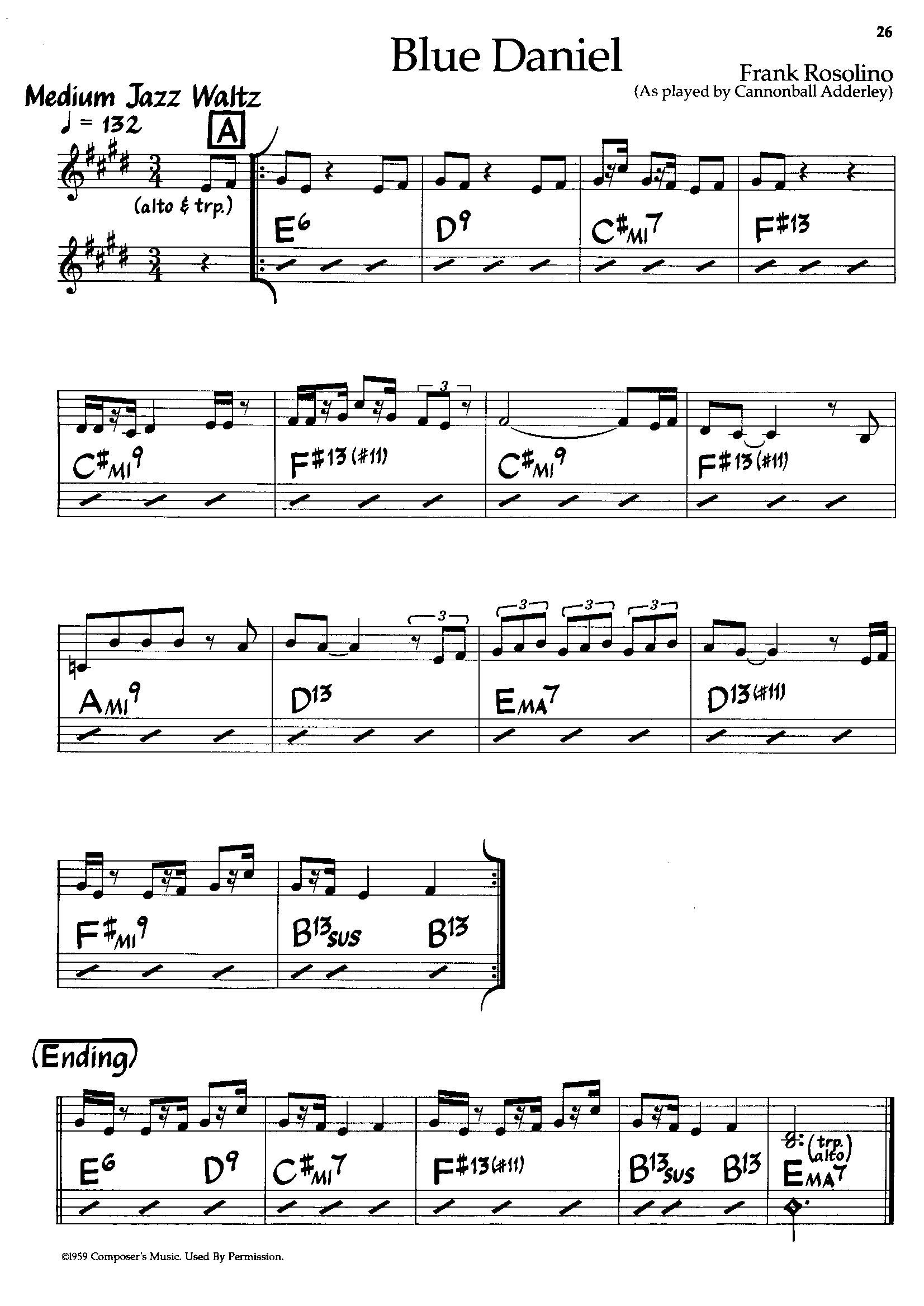 Blue Daniel — Cannonball Adderley Blue Daniel — Cannonball Adderley
