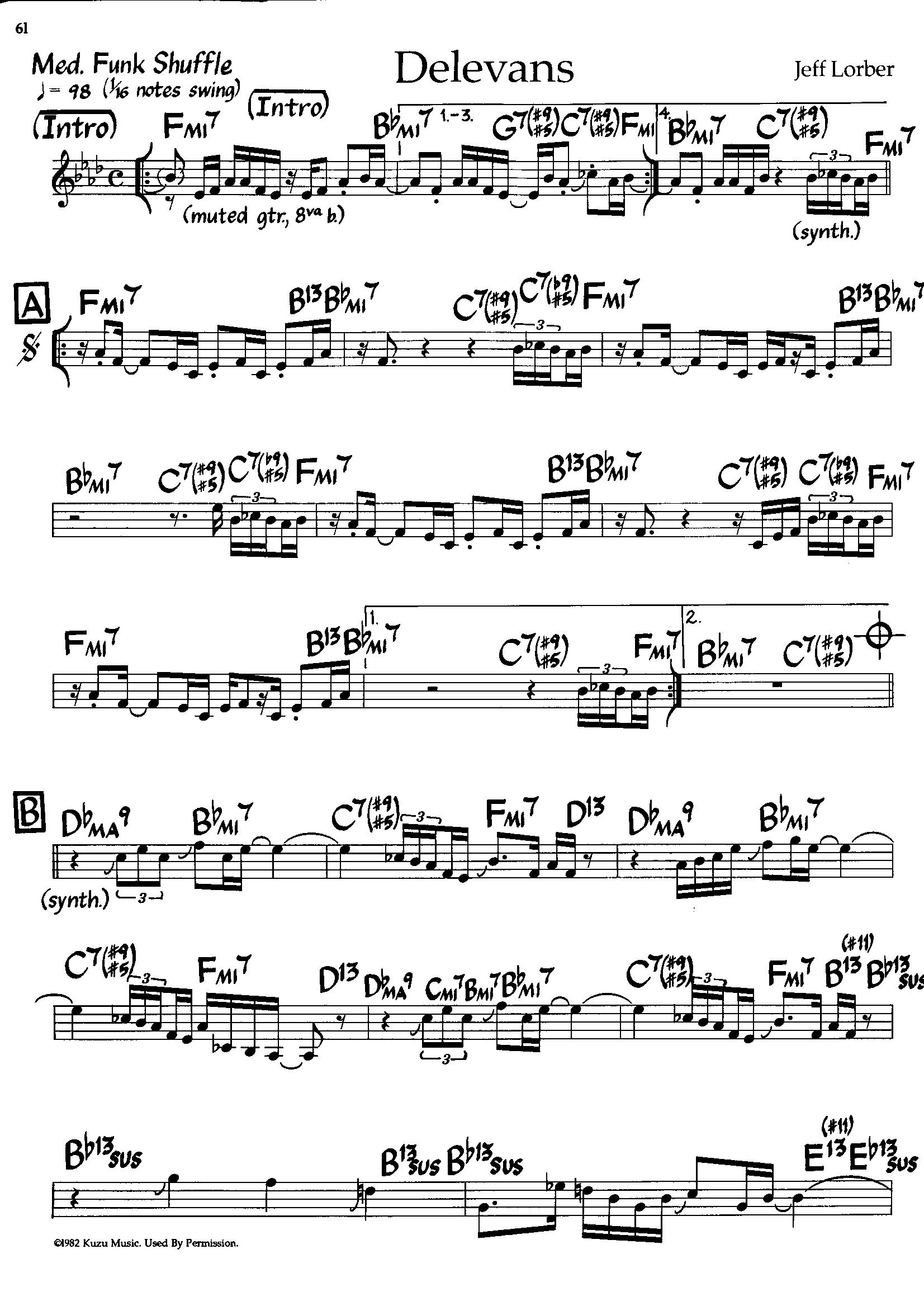 Delevans — Jeff Lorber Delevans — Jeff Lorber