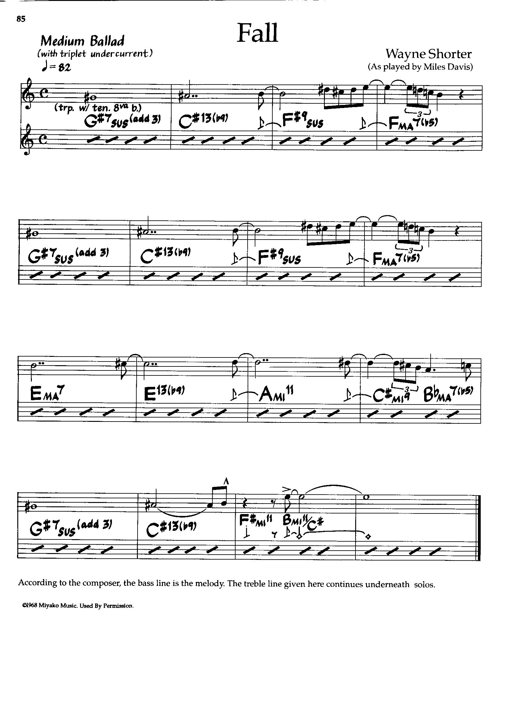 Fall — Miles Davis Fall — Miles Davis