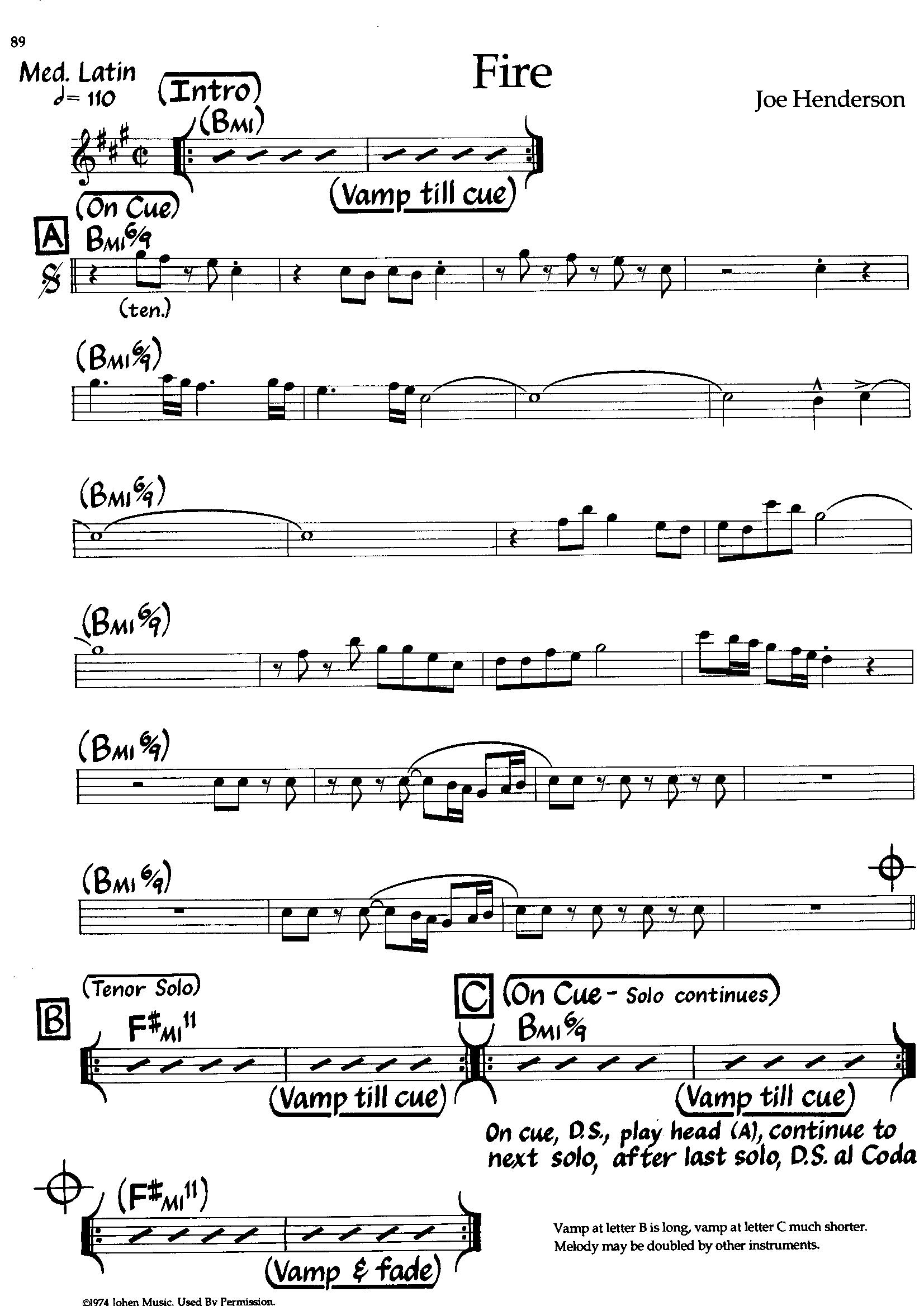 Fire — Joe Henderson Fire — Joe Henderson